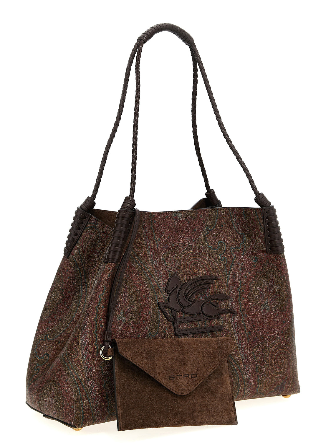 Brown Cotton Tote Bag