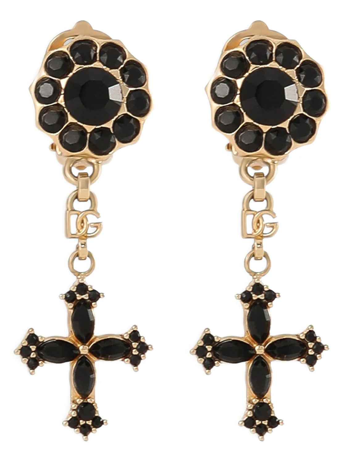 Black Brass Earrings