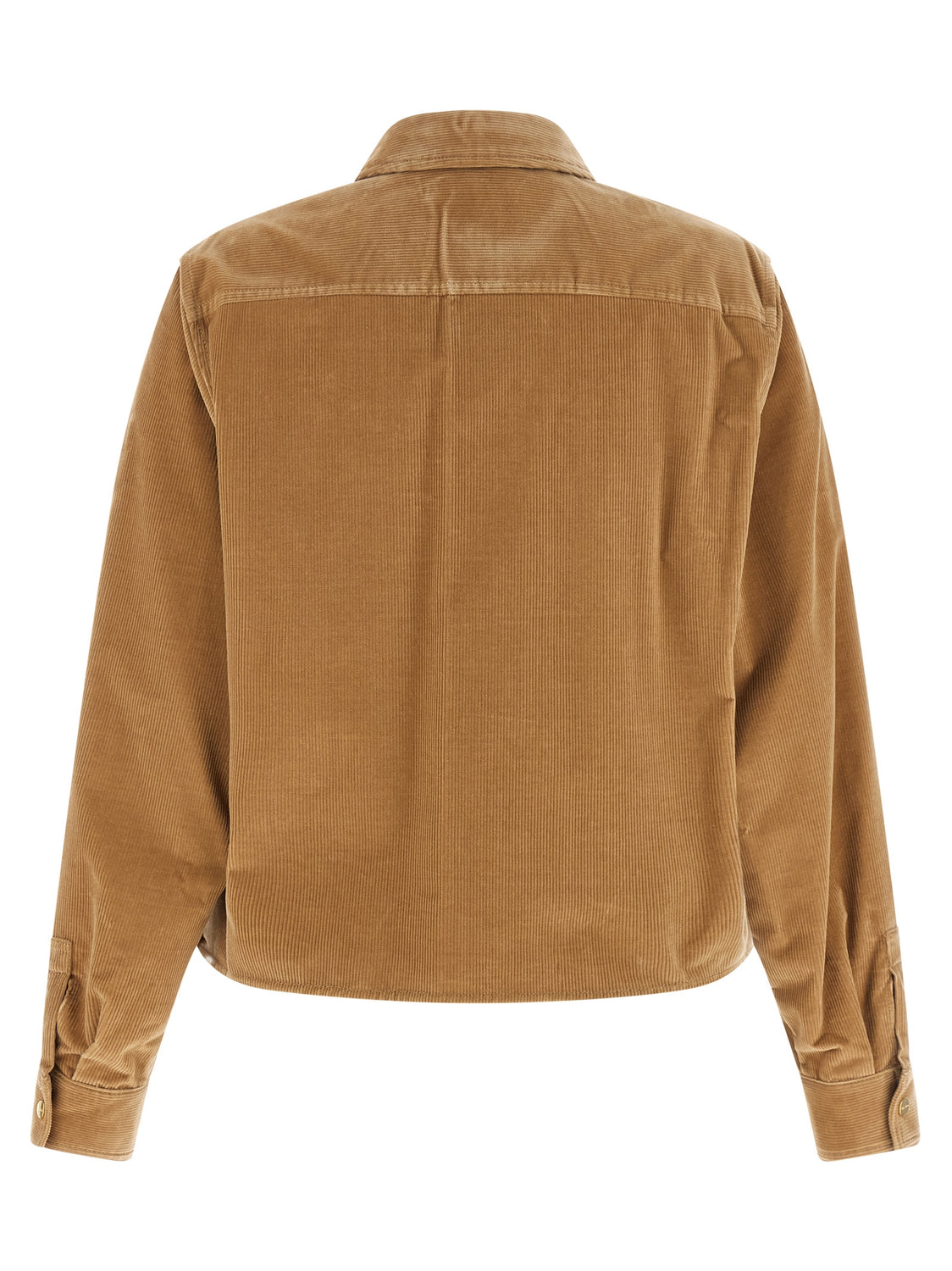 Beige Cotton Denim Jacket