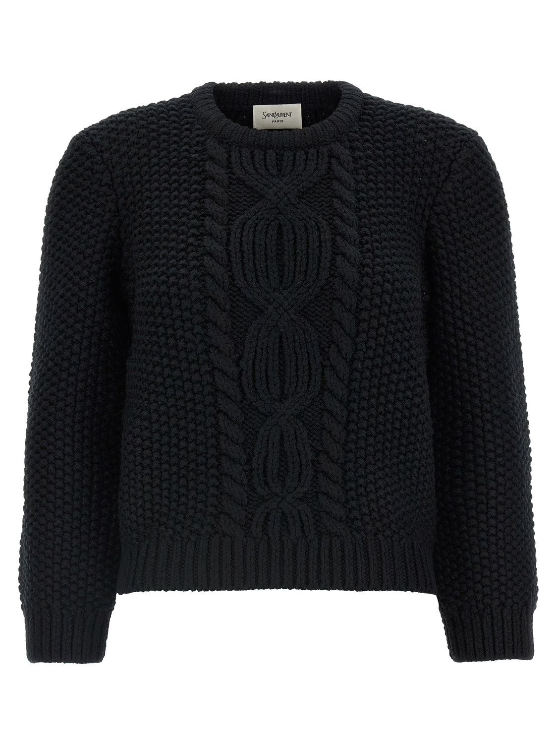 Black Wool Cardigan