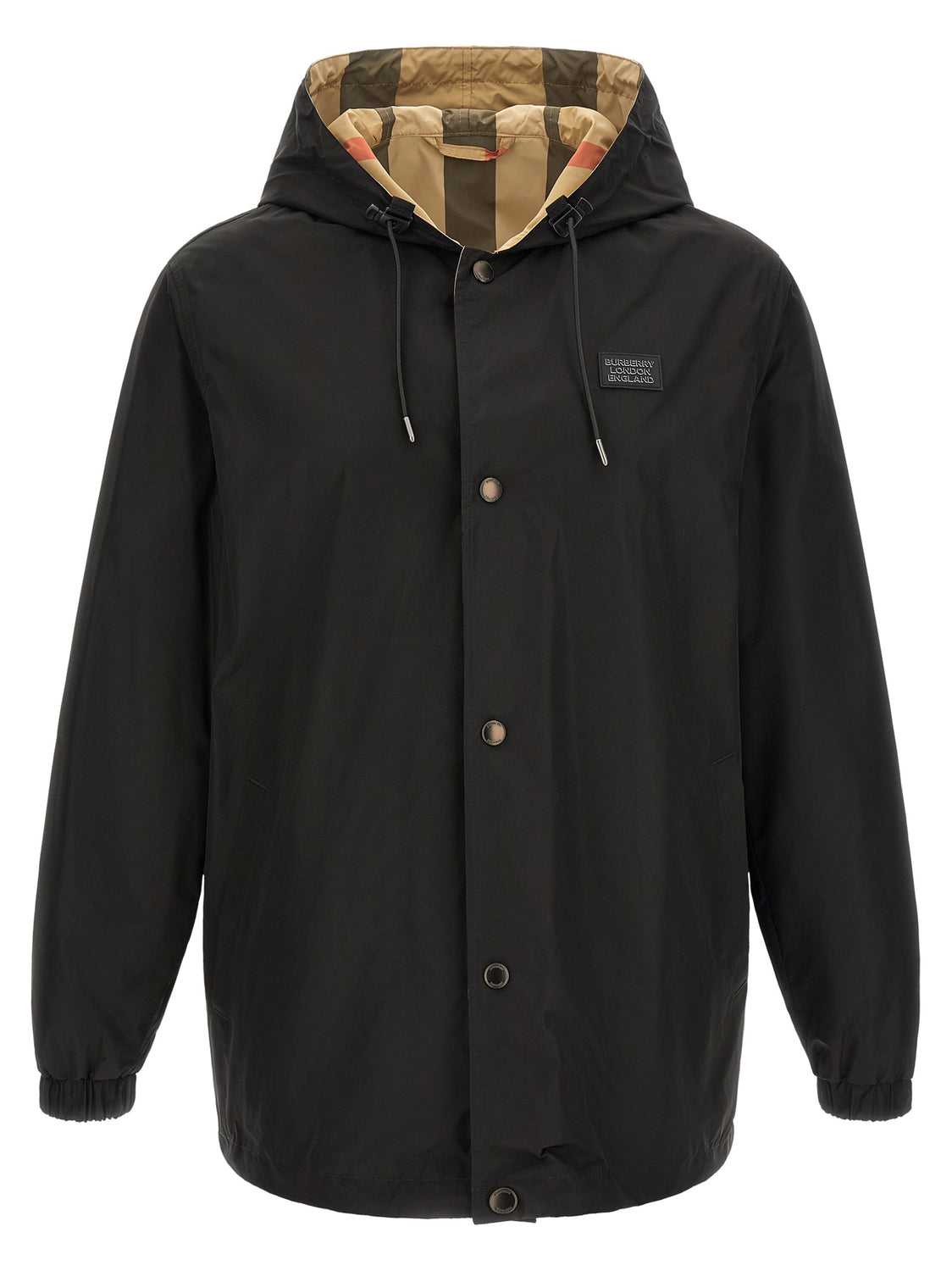 Black Polyester Coat