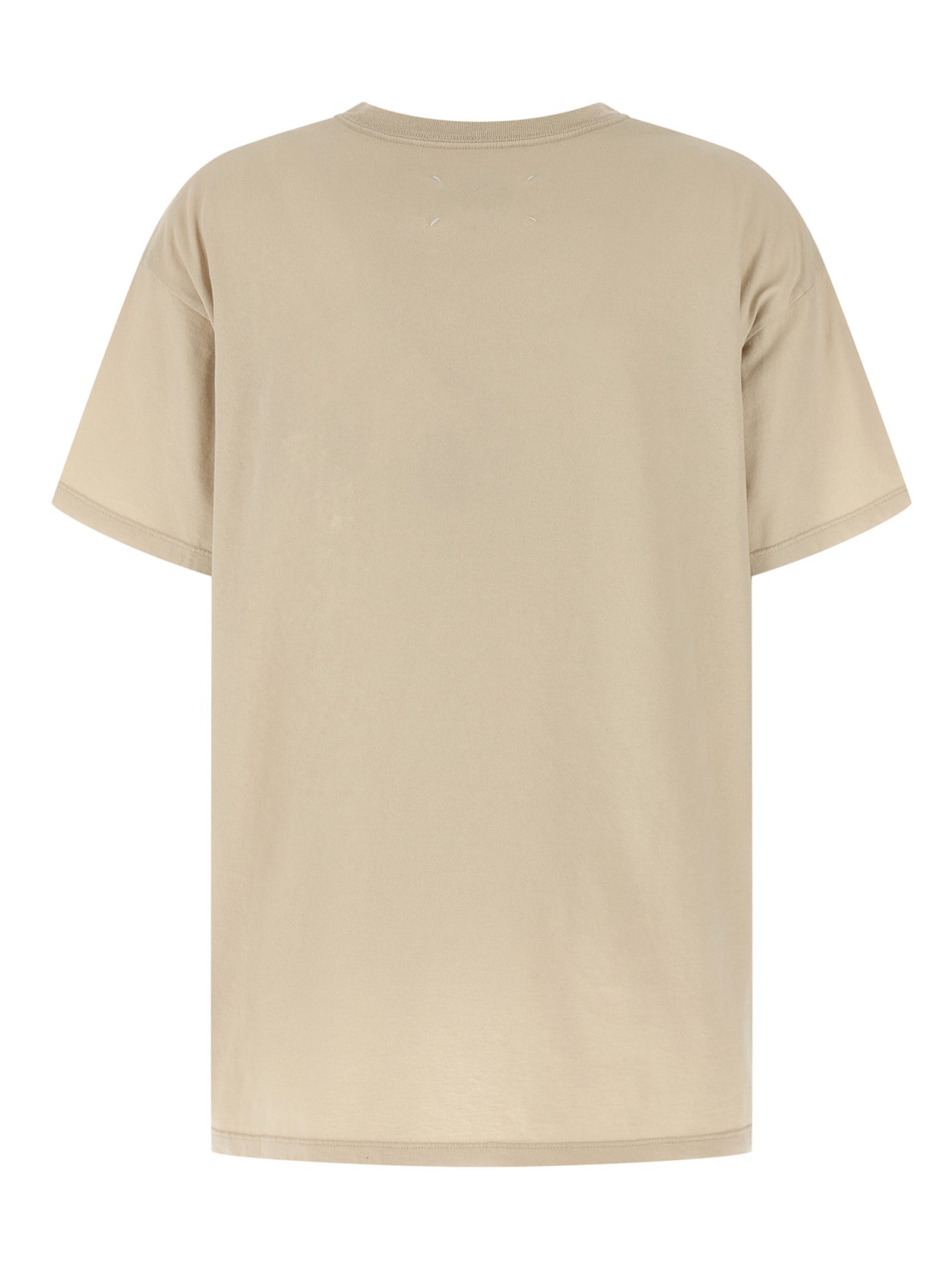 Beige Cotton T-Shirt