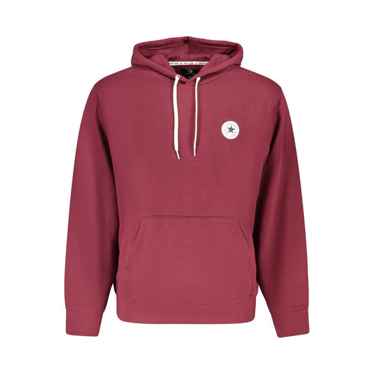 Red Cotton Mens Sweatshirt