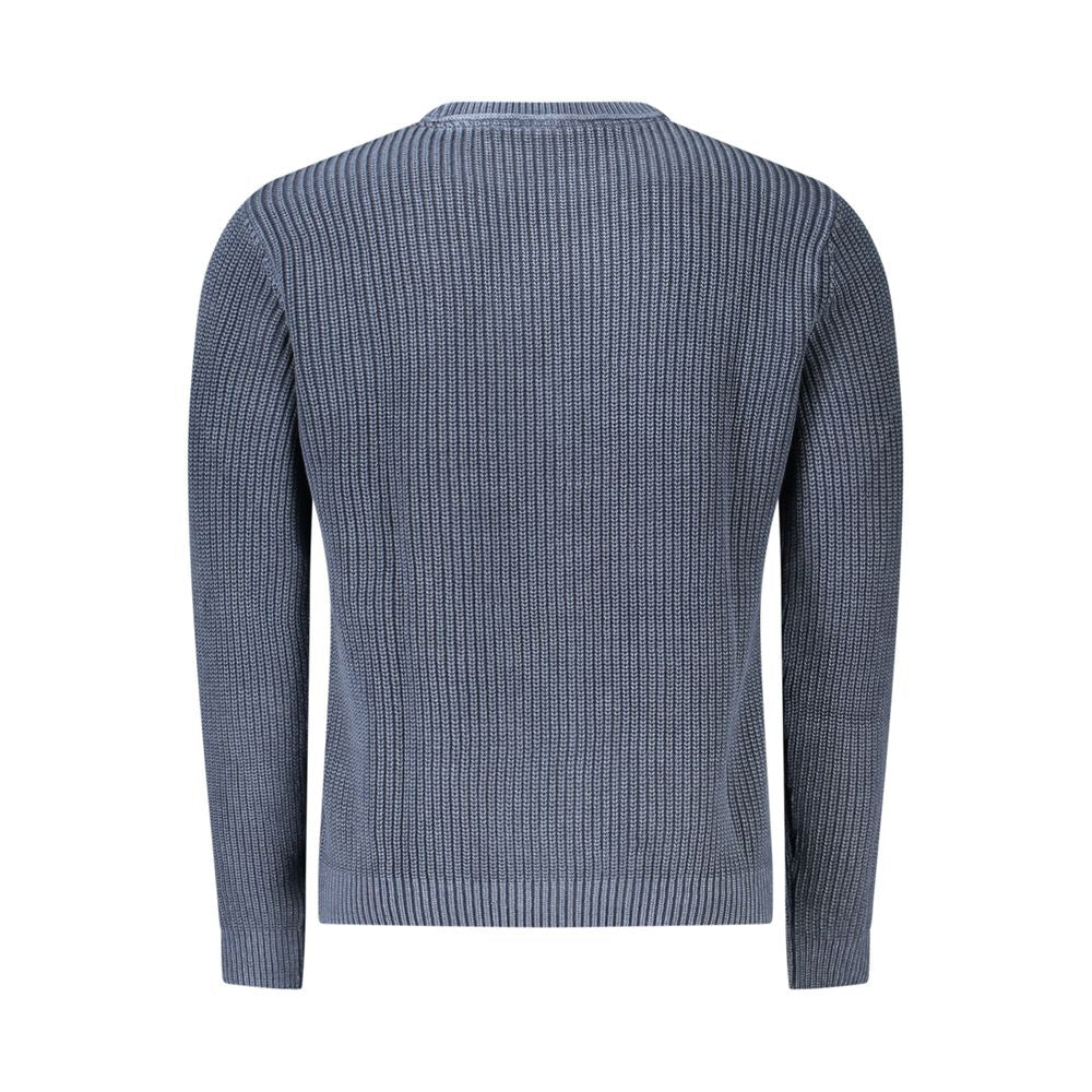 Blue Cotton Mens Shirt