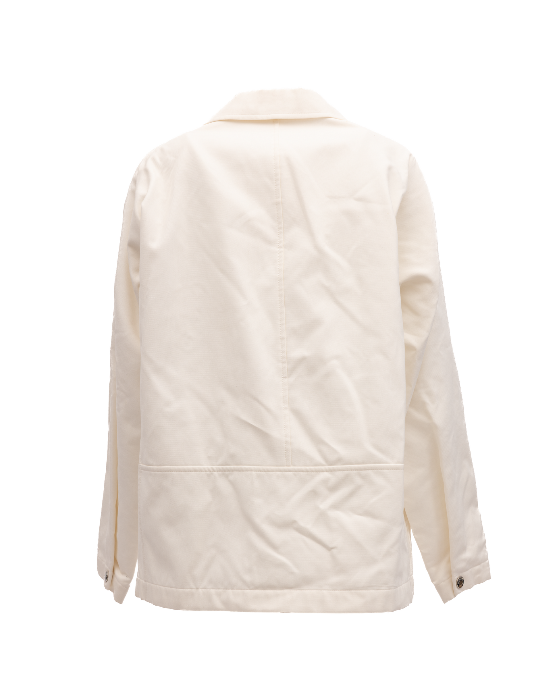 Ivory Oversized Shirt Jacket