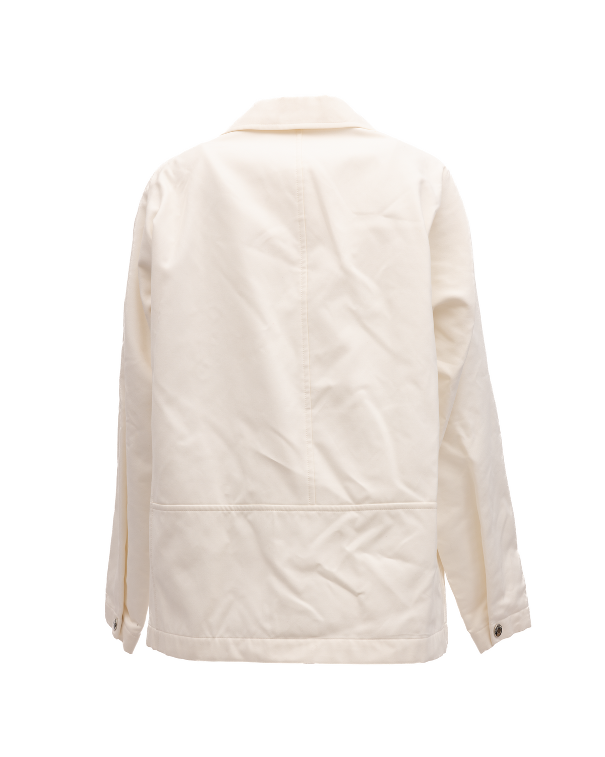 Ivory Oversized Shirt Jacket