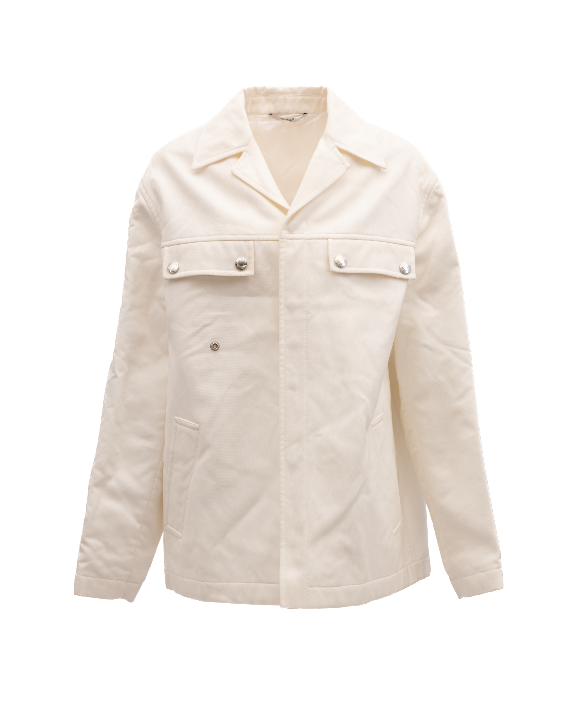 Ivory Oversized Shirt Jacket