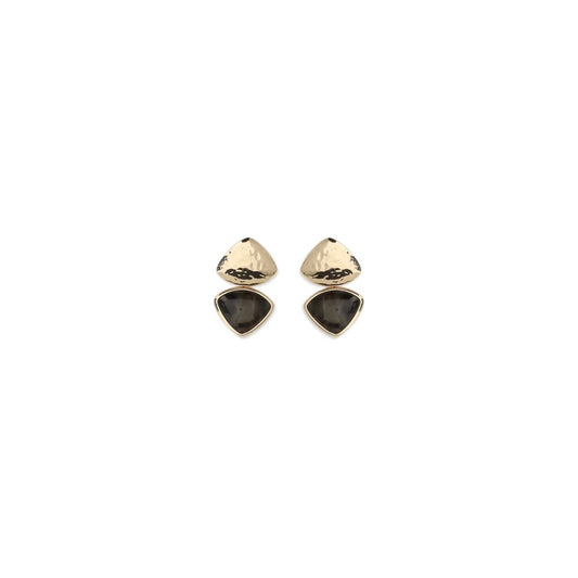 Gold Brass Earrings