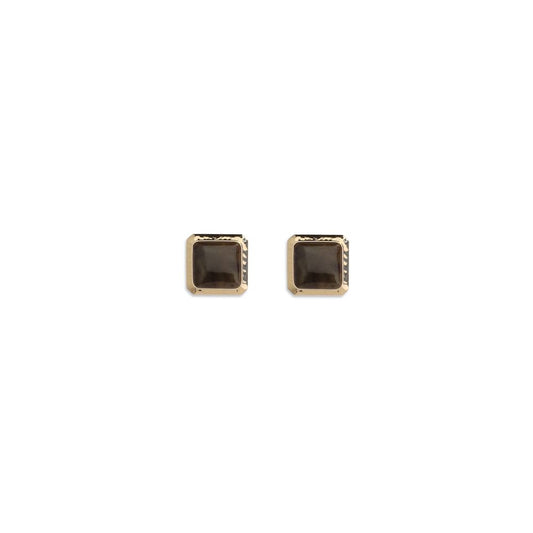 Gold Brass Earrings