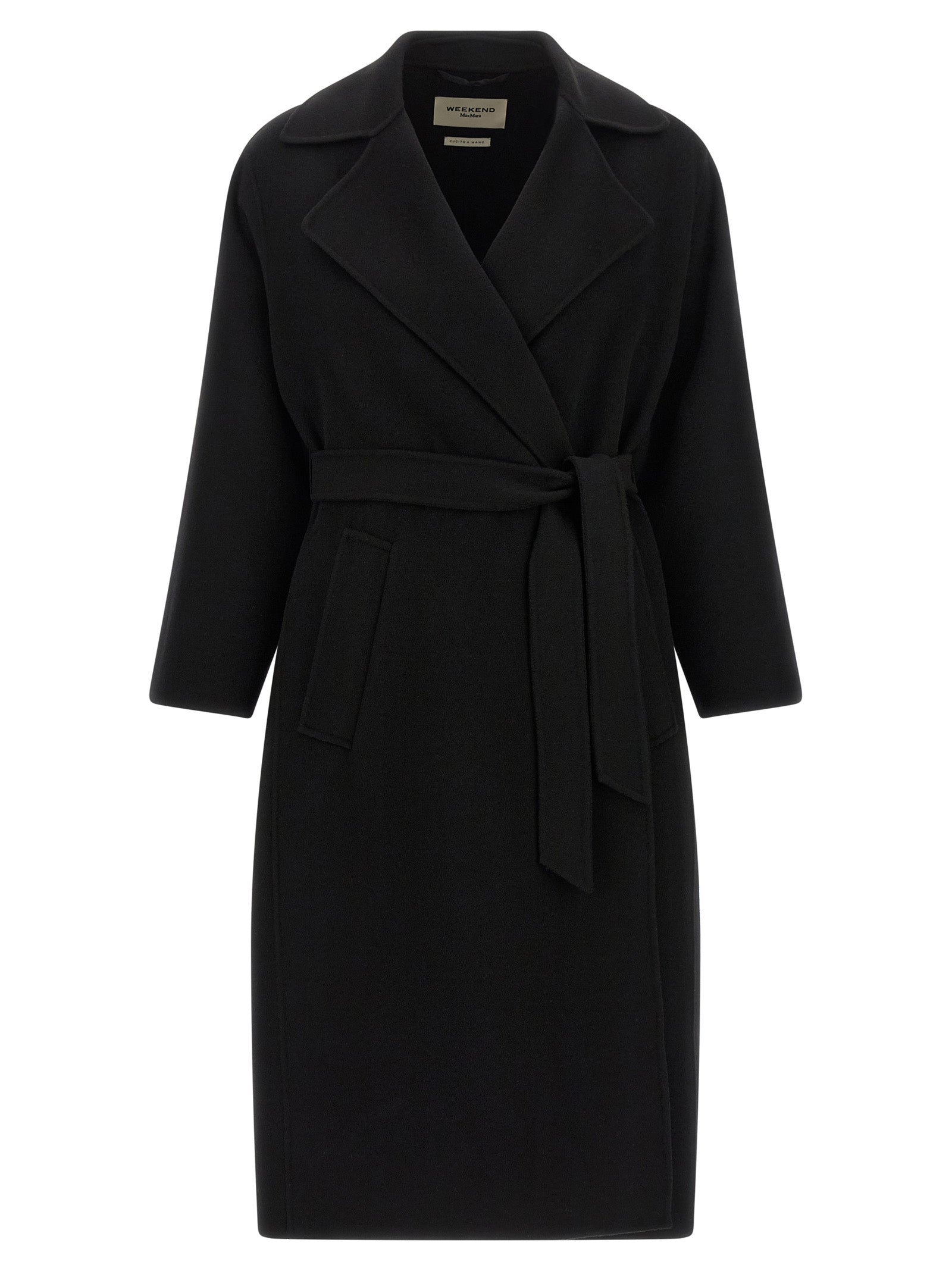 Black Virgin Wool Coat