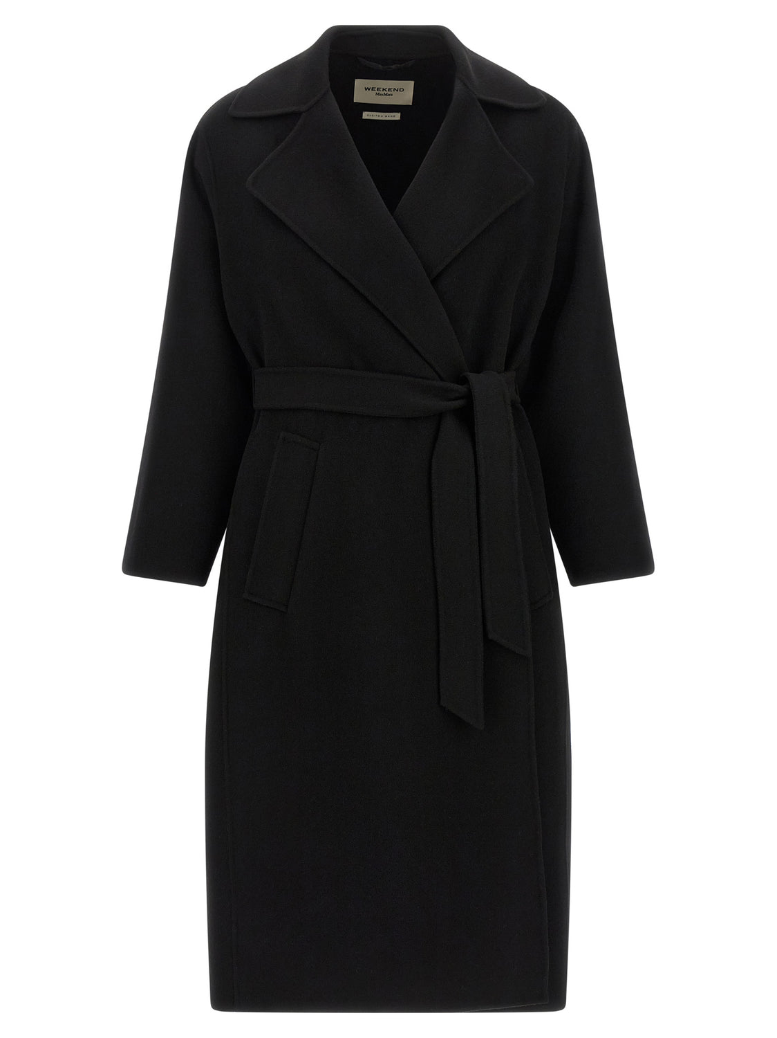 Black Virgin Wool Coat