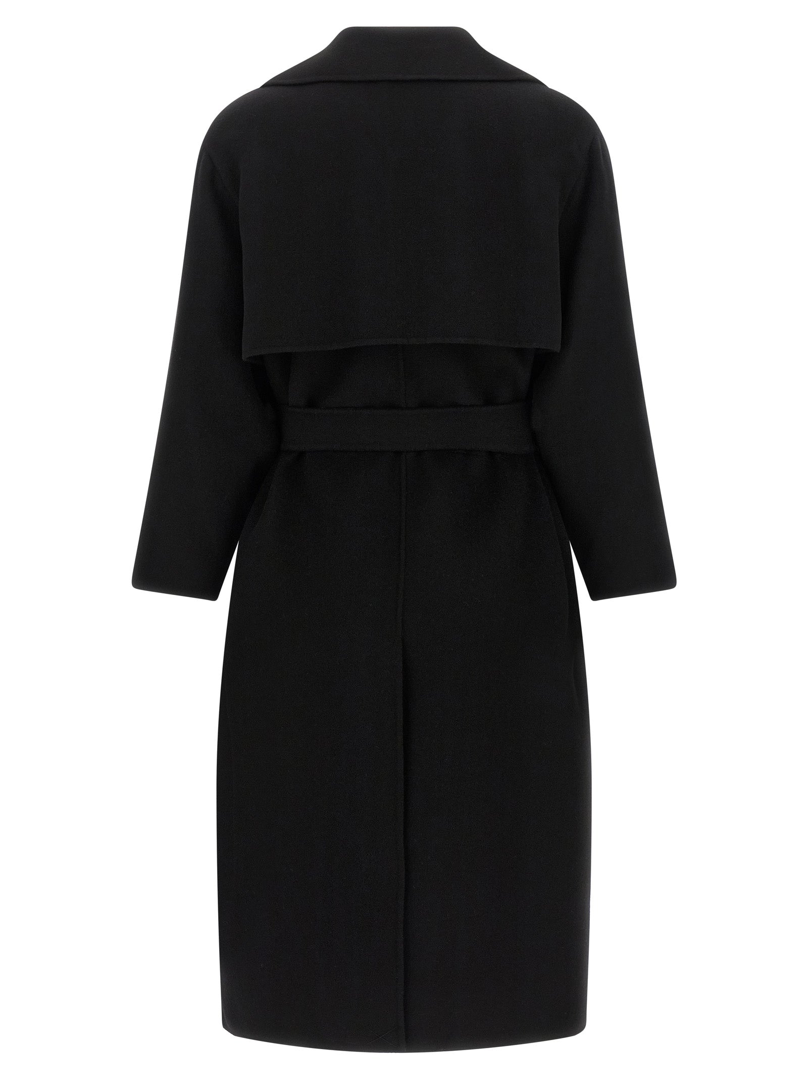 Black Virgin Wool Coat