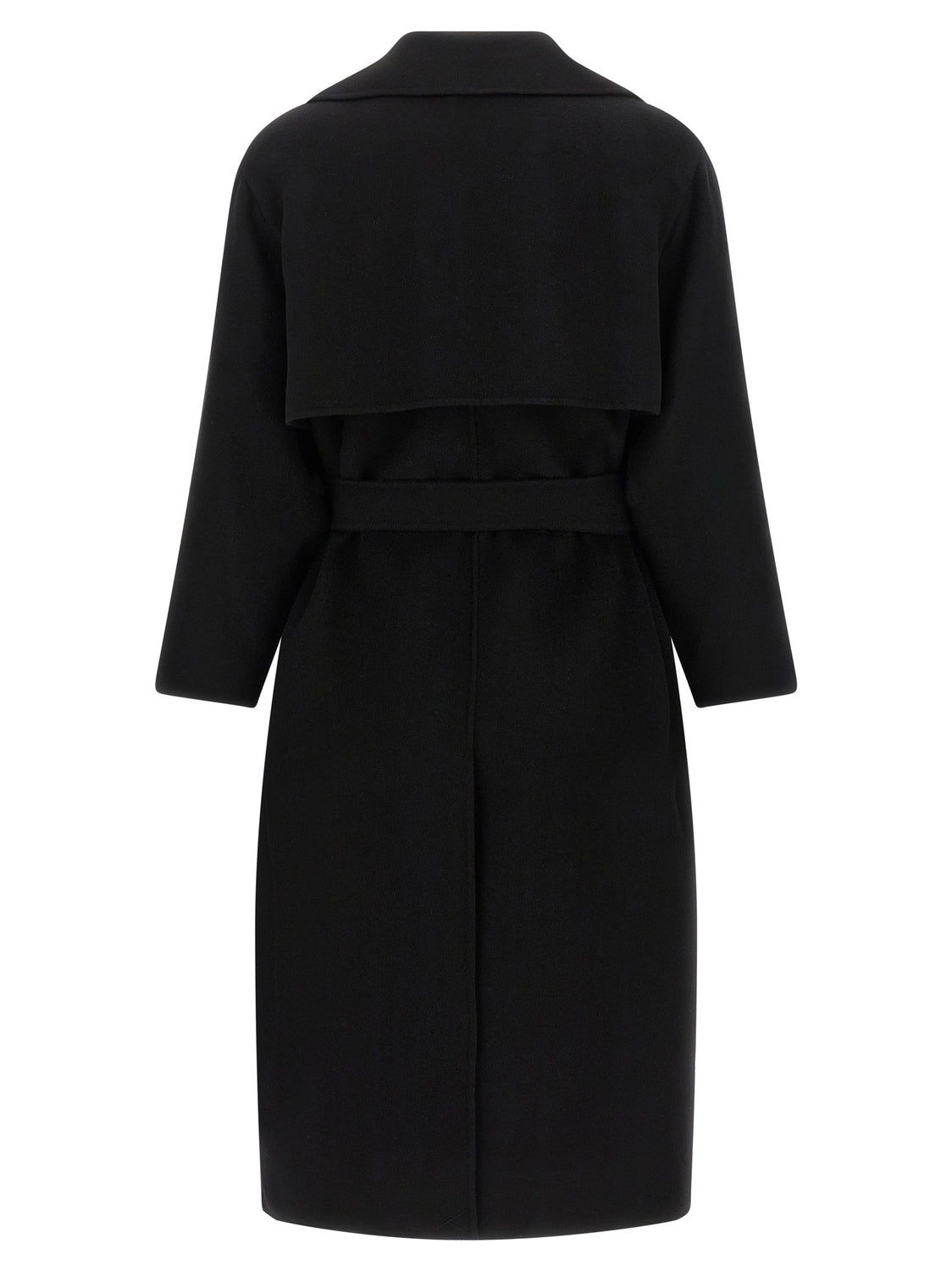 Black Virgin Wool Coat