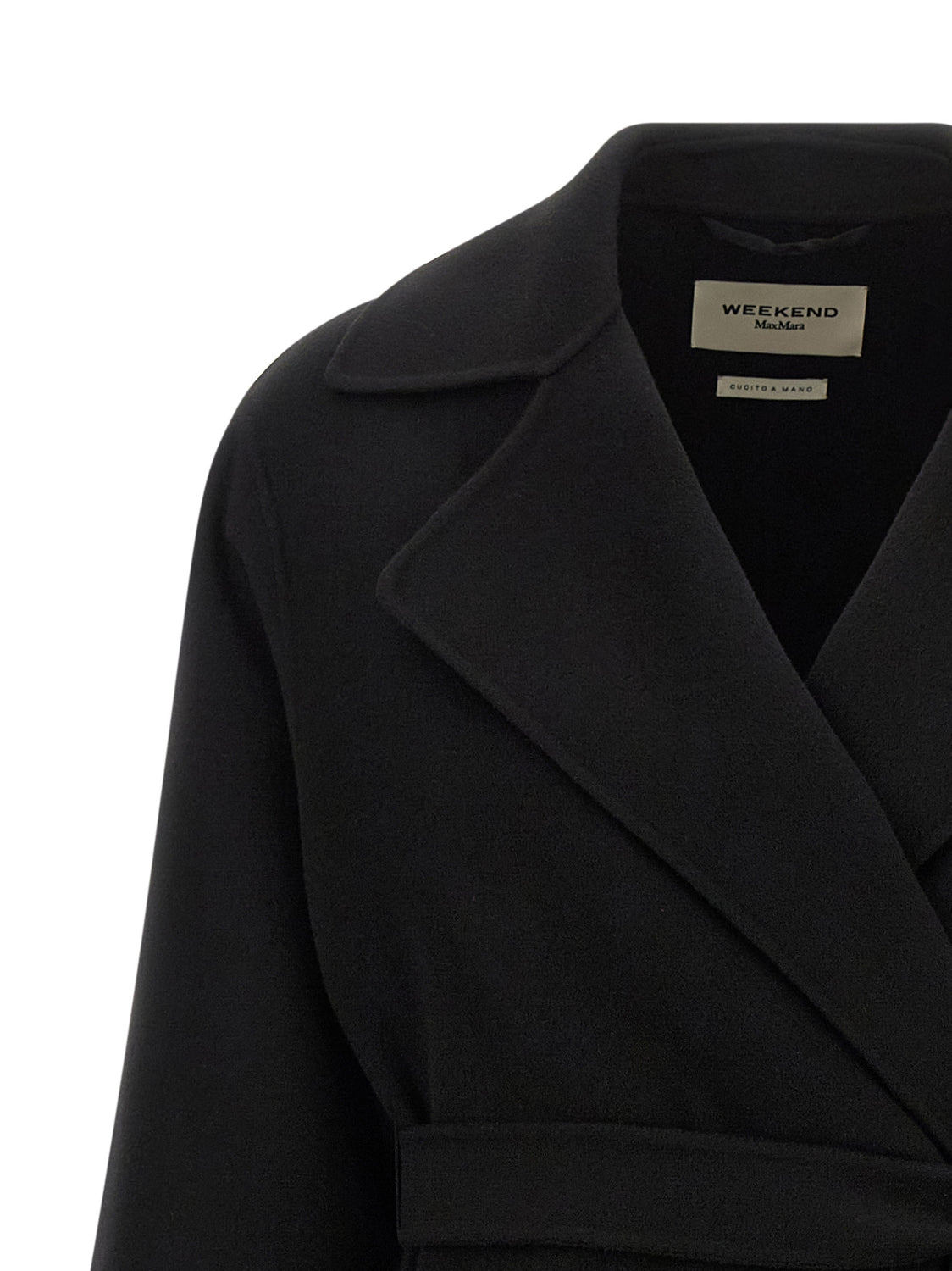 Black Virgin Wool Coat
