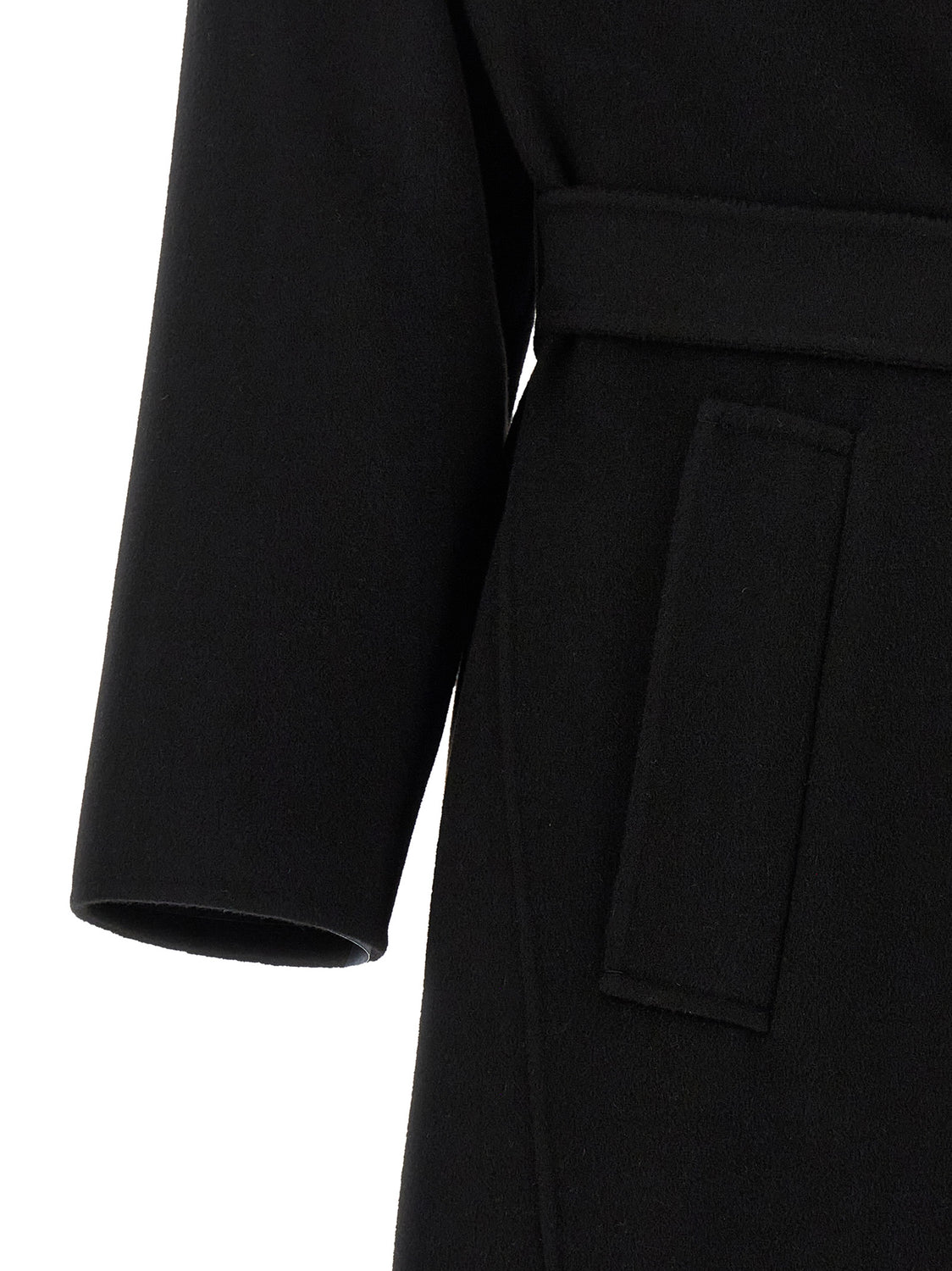 Black Virgin Wool Coat