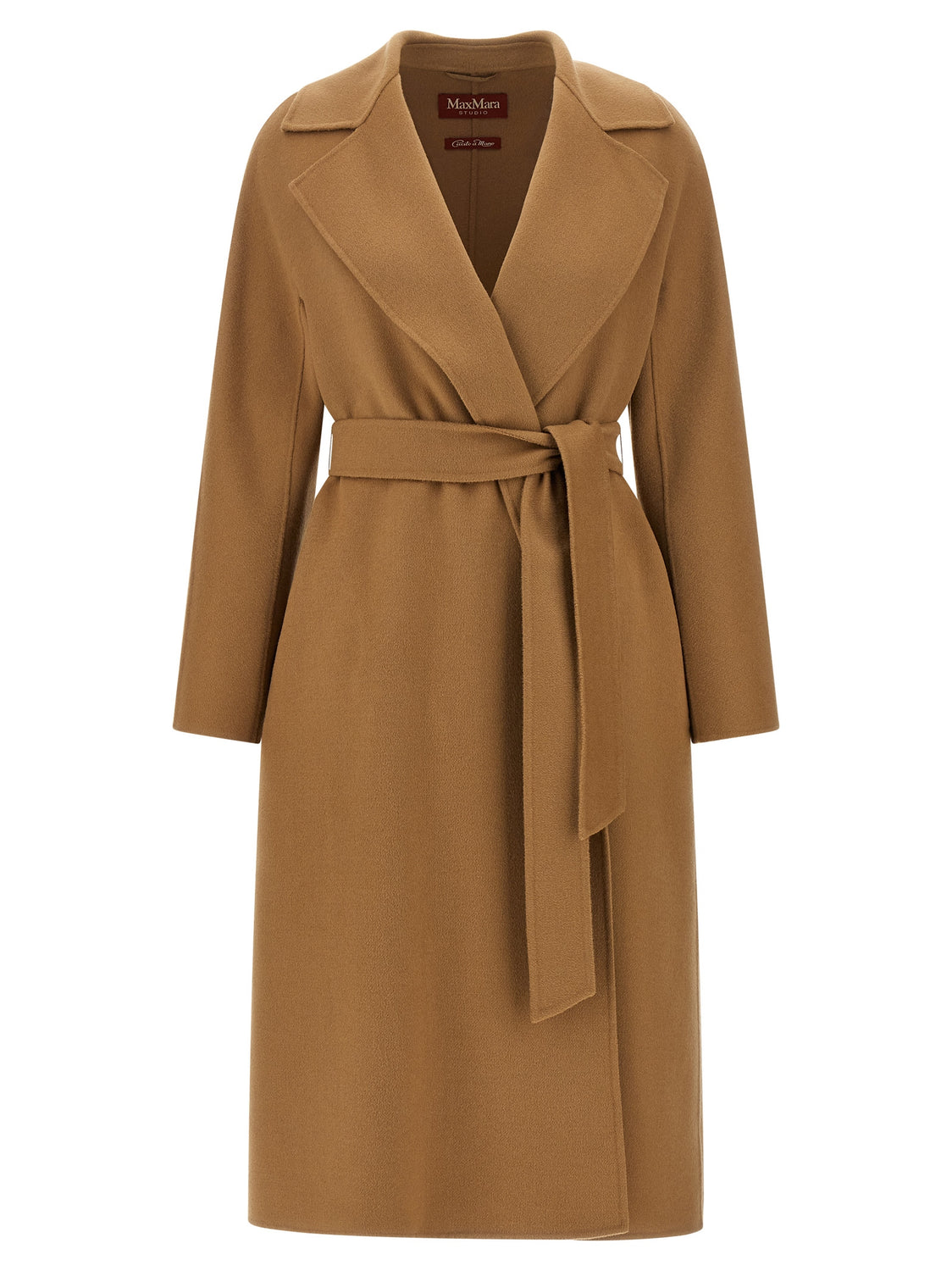 Beige Virgin Wool Coat