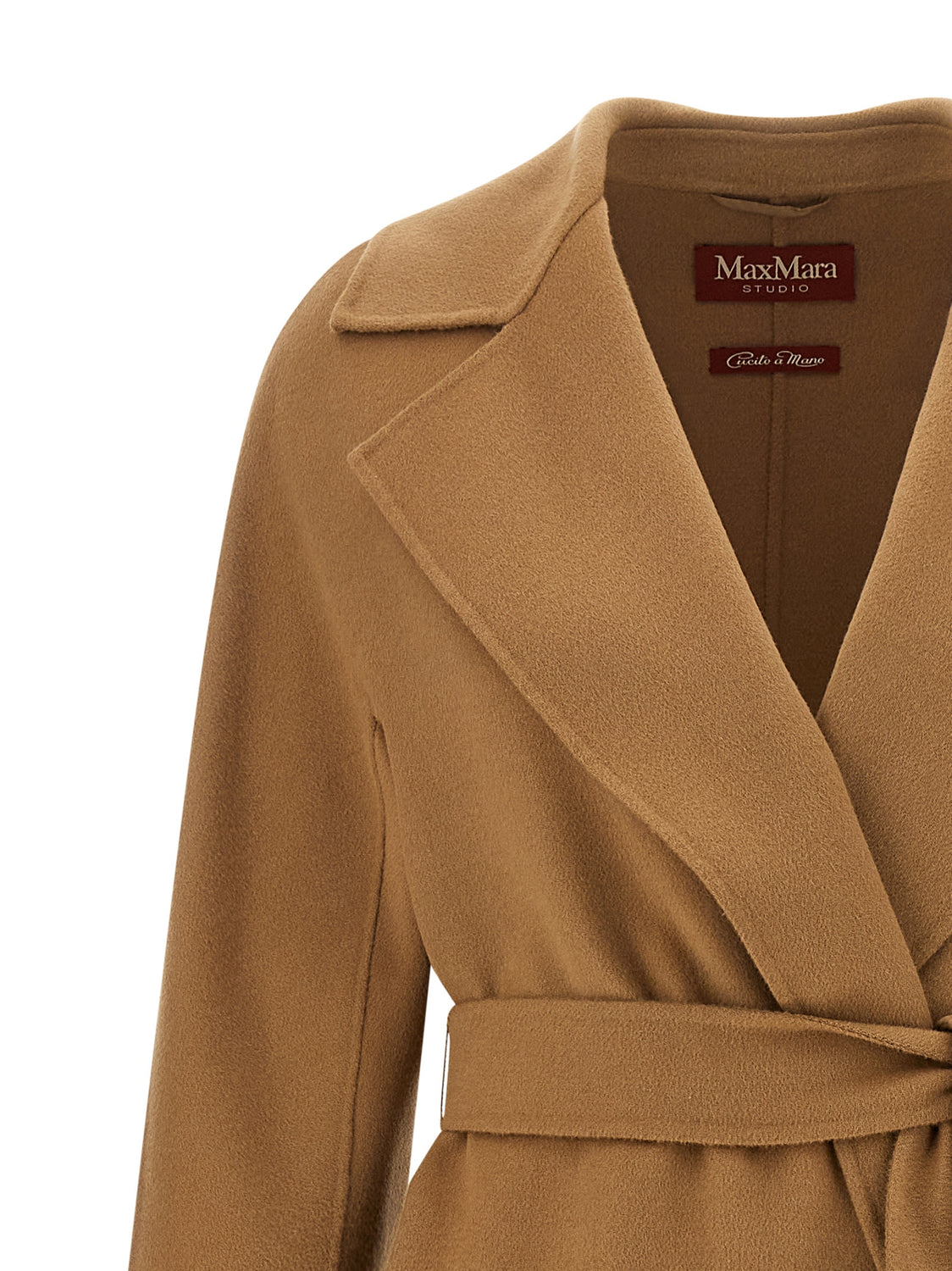 Beige Virgin Wool Coat