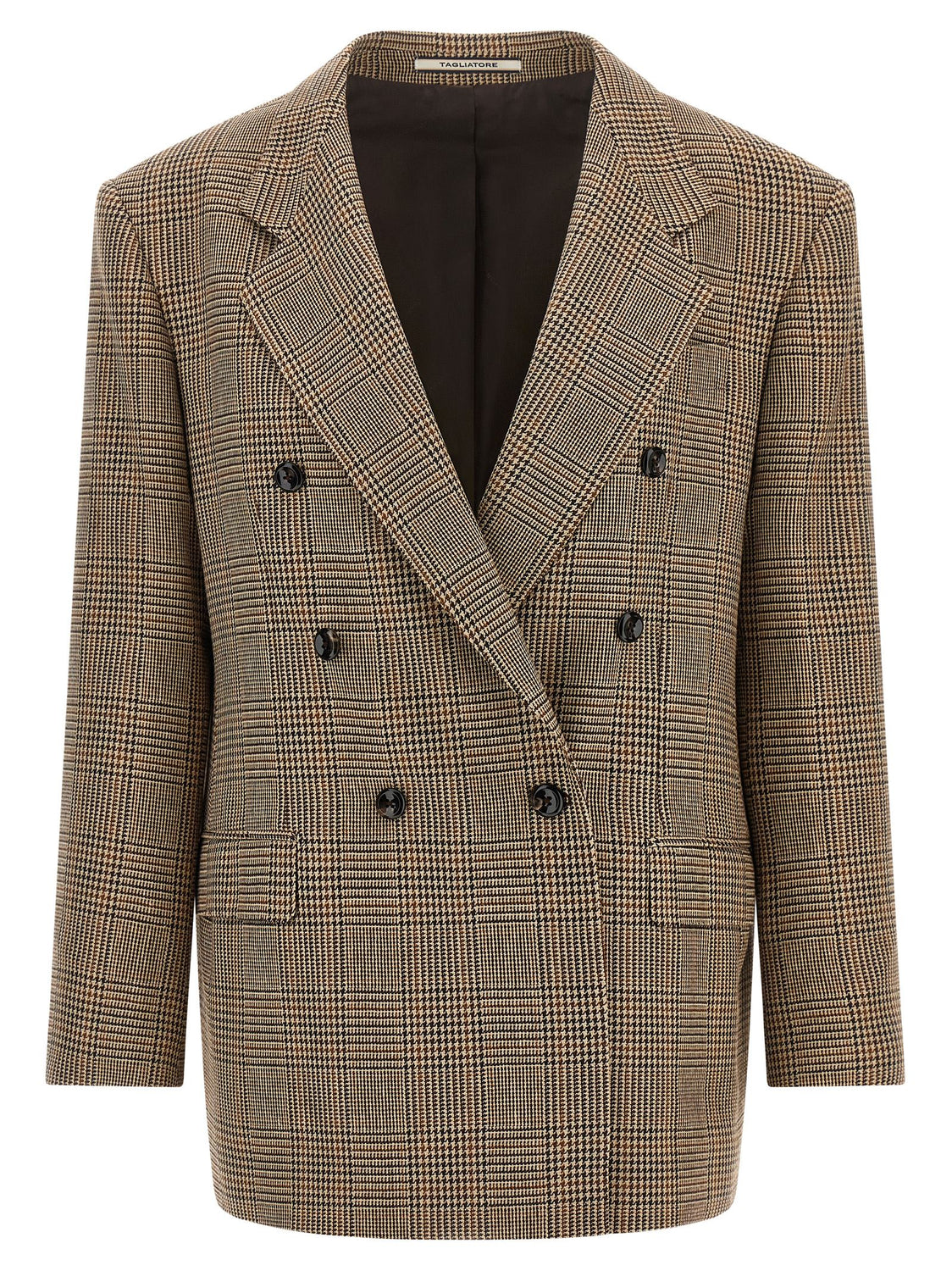 Brown Polyester Blazer