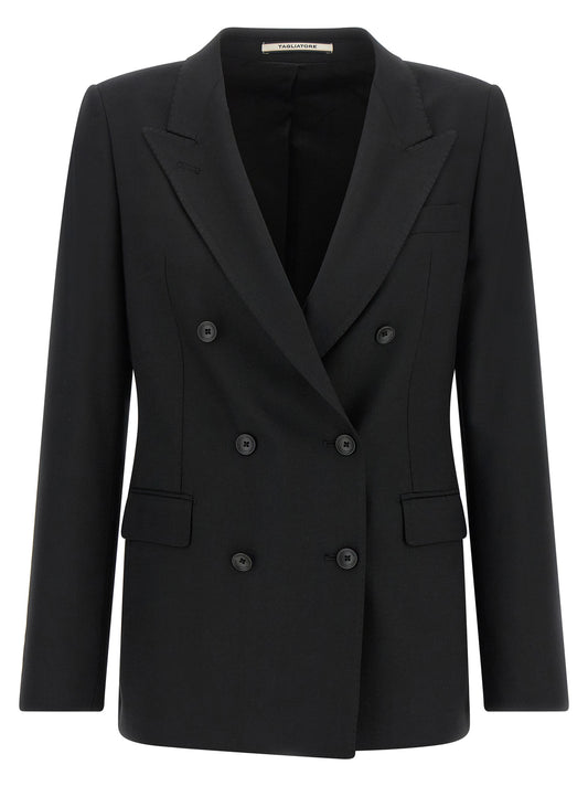 Black Polyester Blazer