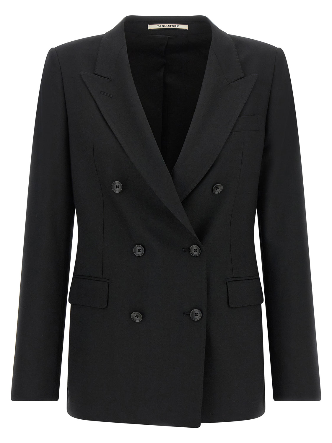Black Polyester Blazer