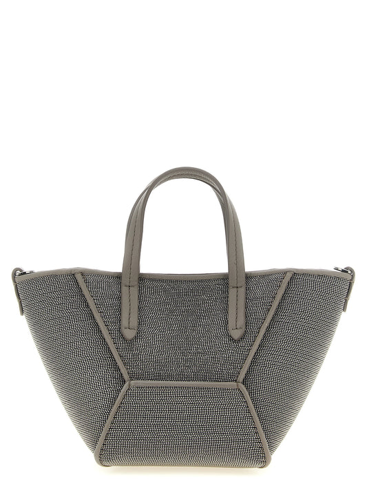 Gray Calfskin Handbag