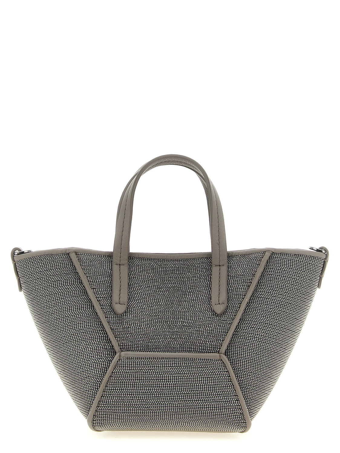Gray Calfskin Handbag