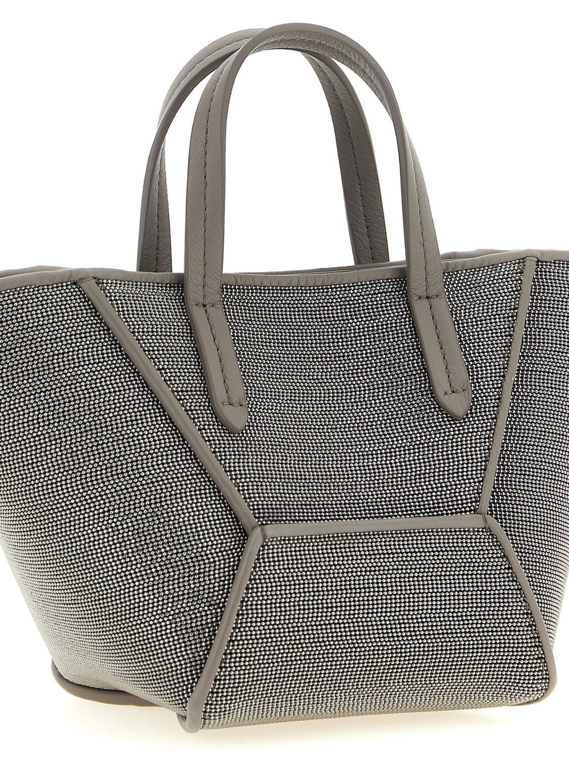 Gray Calfskin Handbag