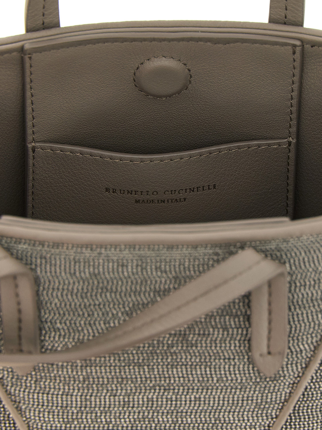 Gray Calfskin Handbag