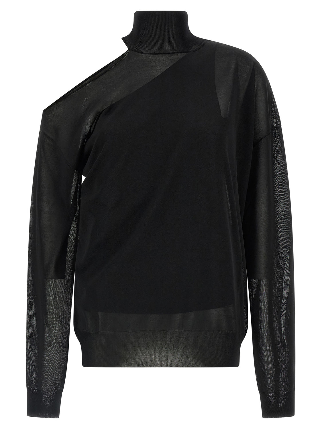 Black Viscose Cardigan