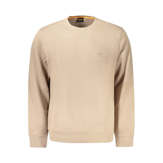 Brown Cotton Men's Sweatshirt