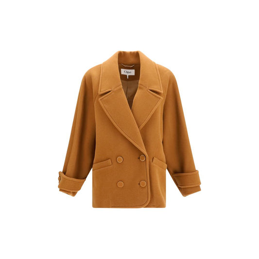 Brown Wool Oves Aries Coat
