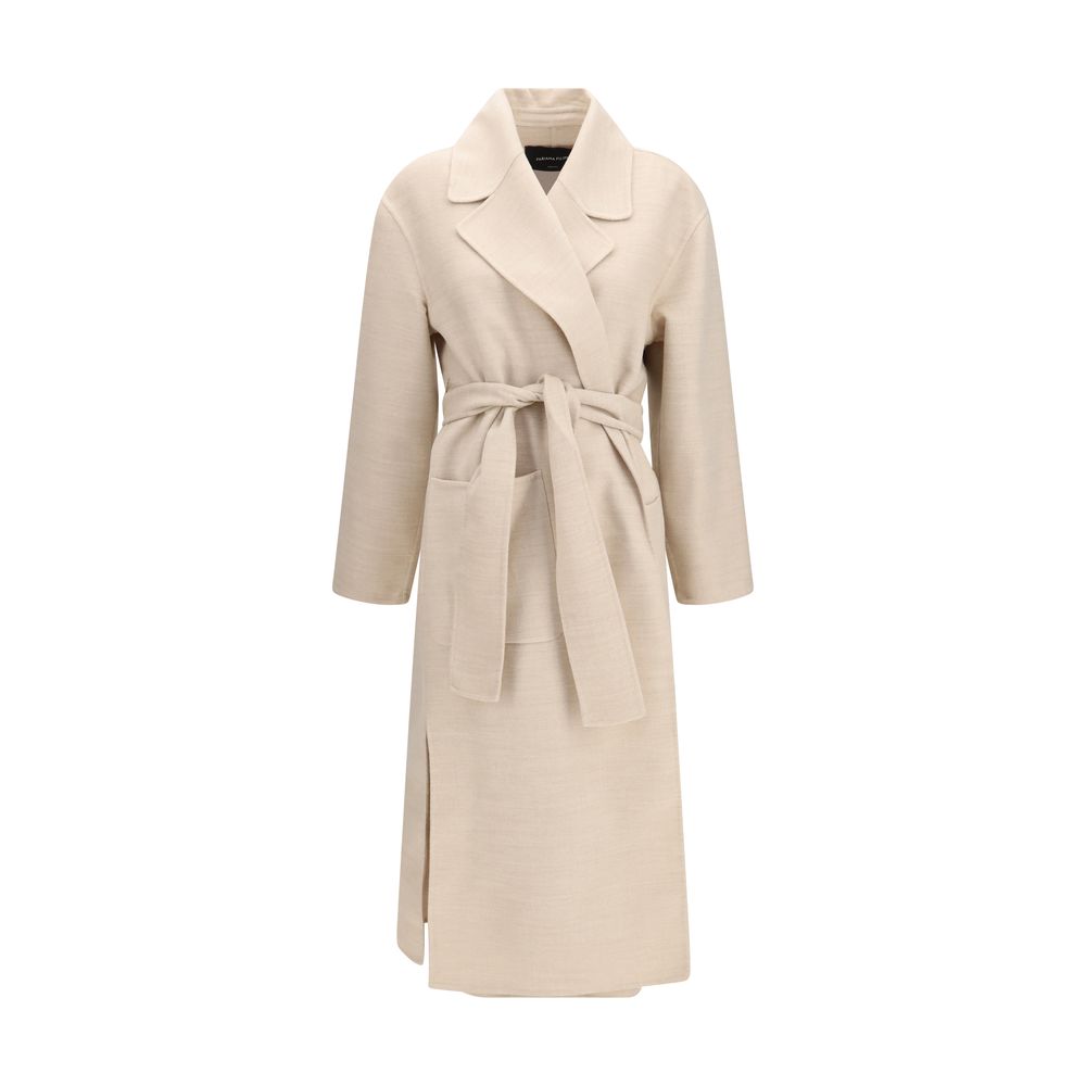 Beige Wool Oves Aries Coat