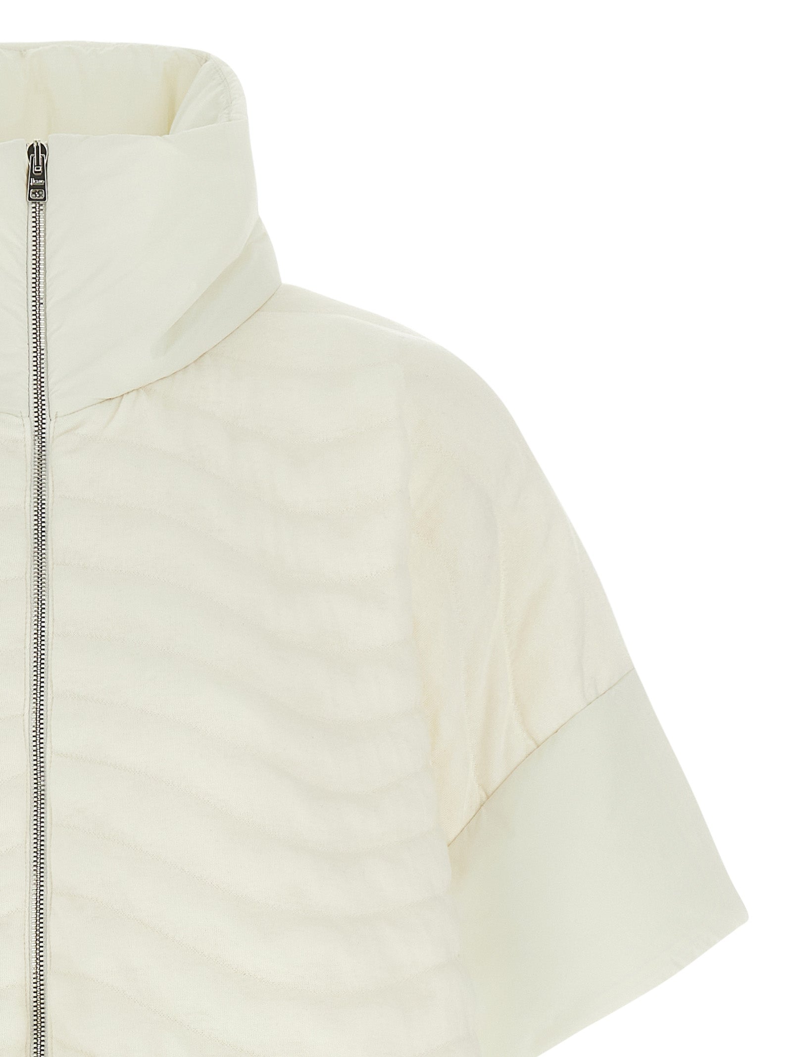 White Polyester Coat