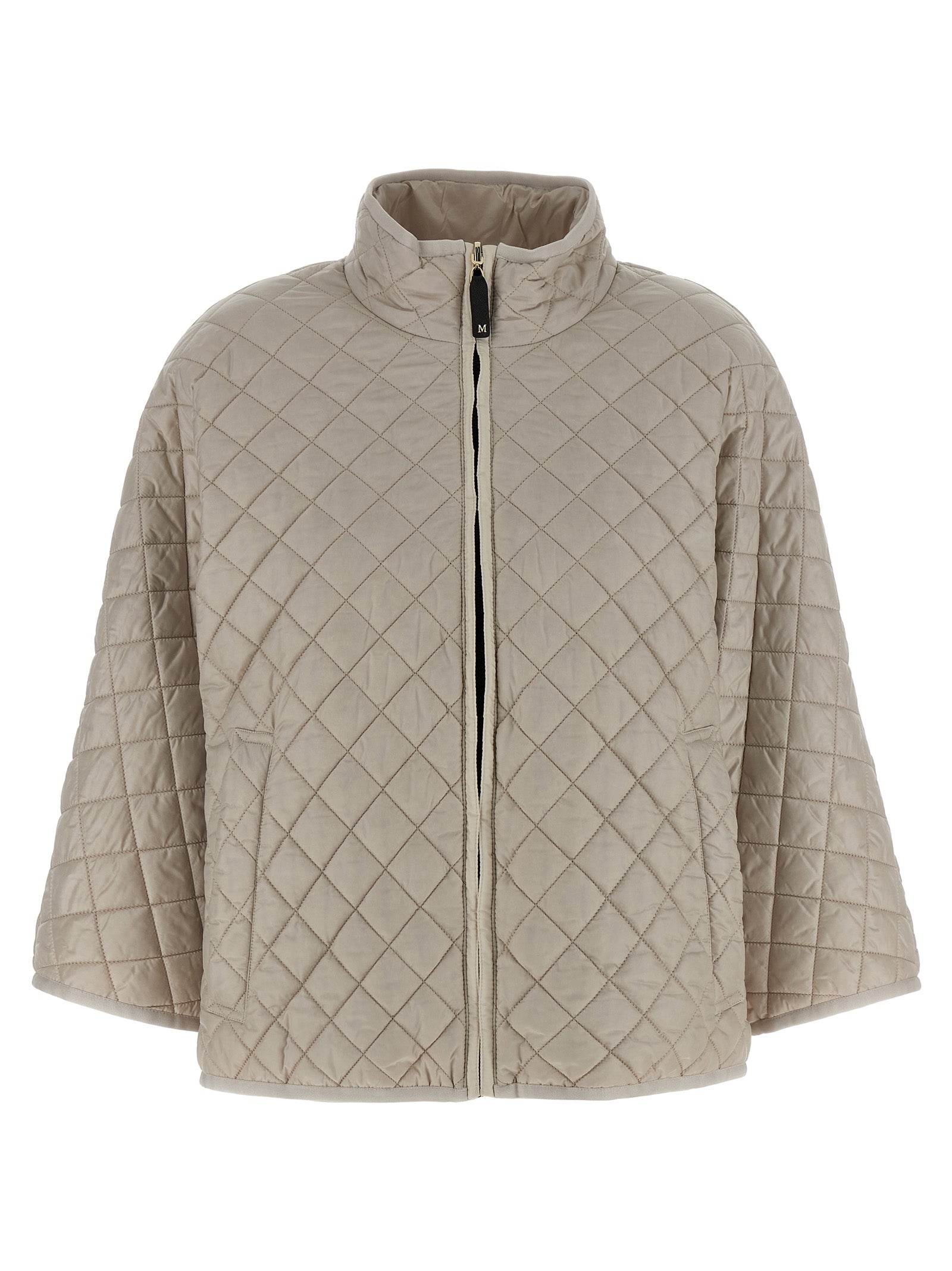 Gray Polyester Coat