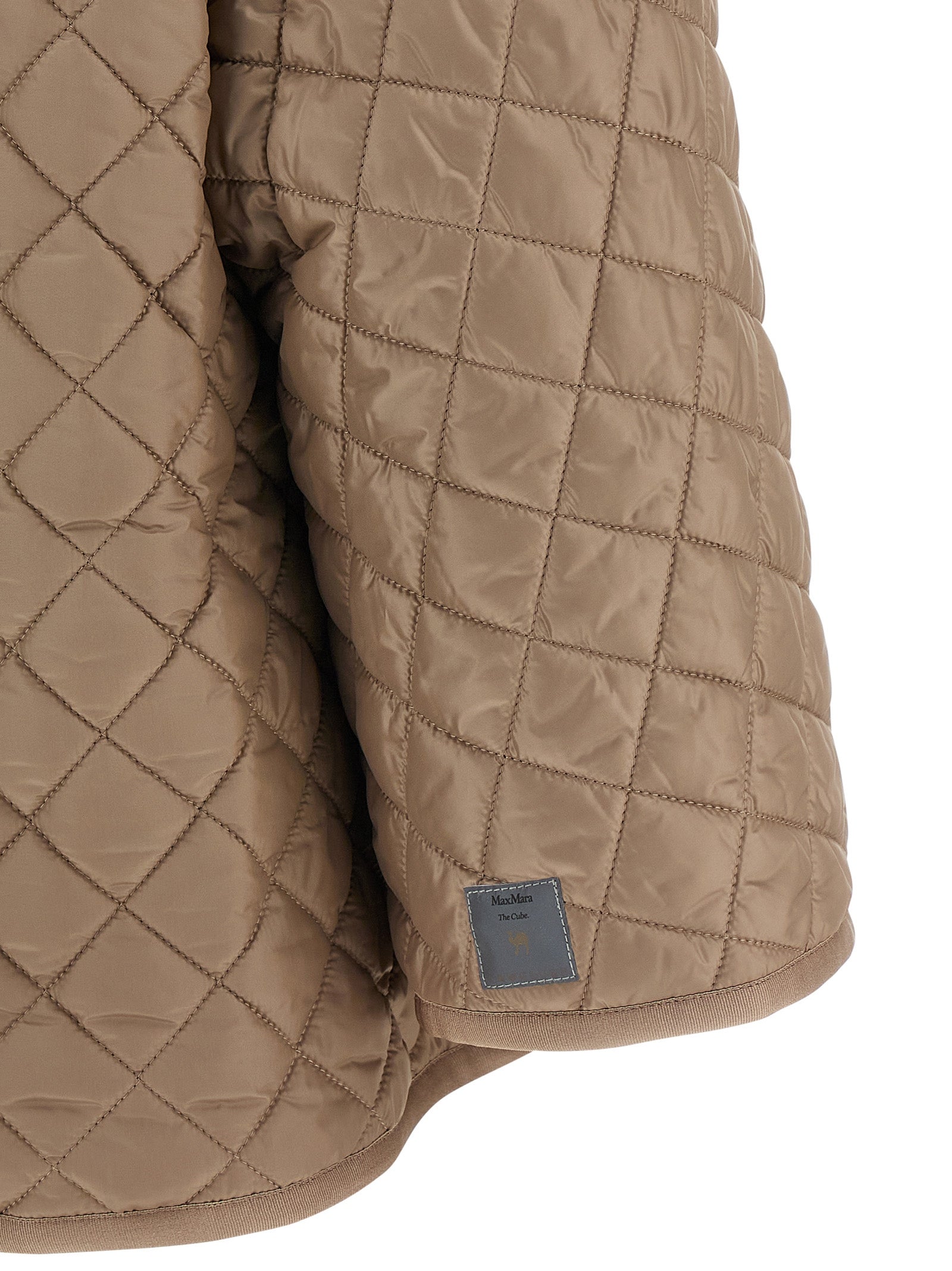 Beige Polyester Coat
