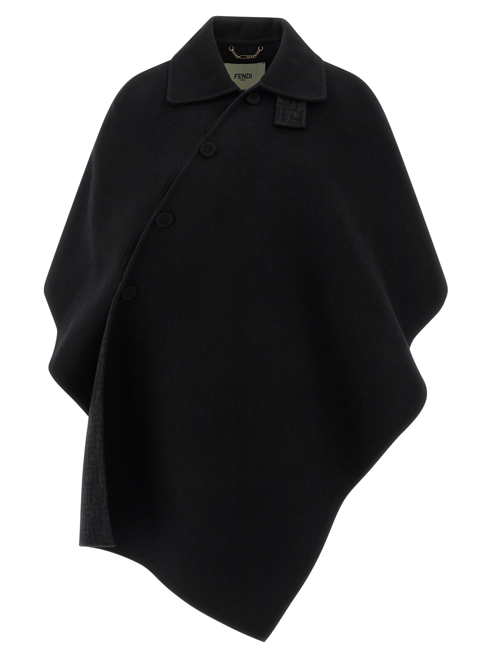 Black Virgin Wool Coat