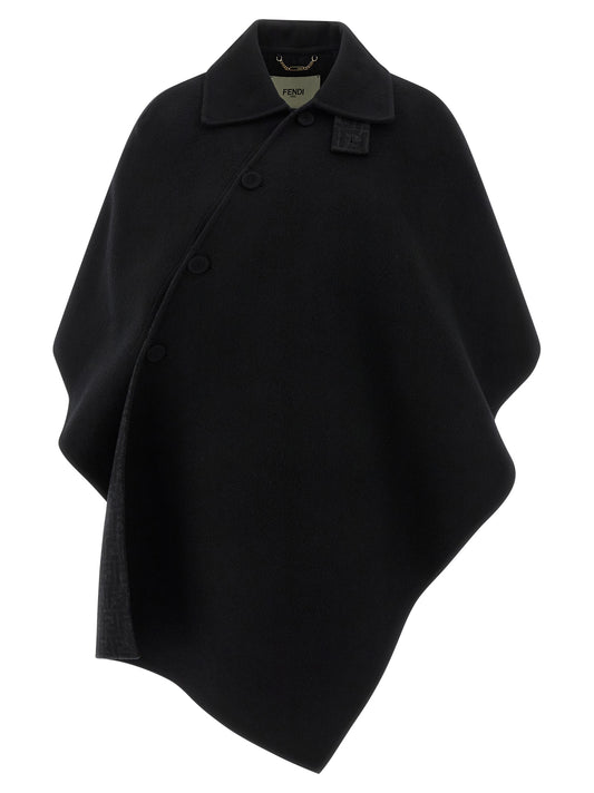 Black Virgin Wool Coat