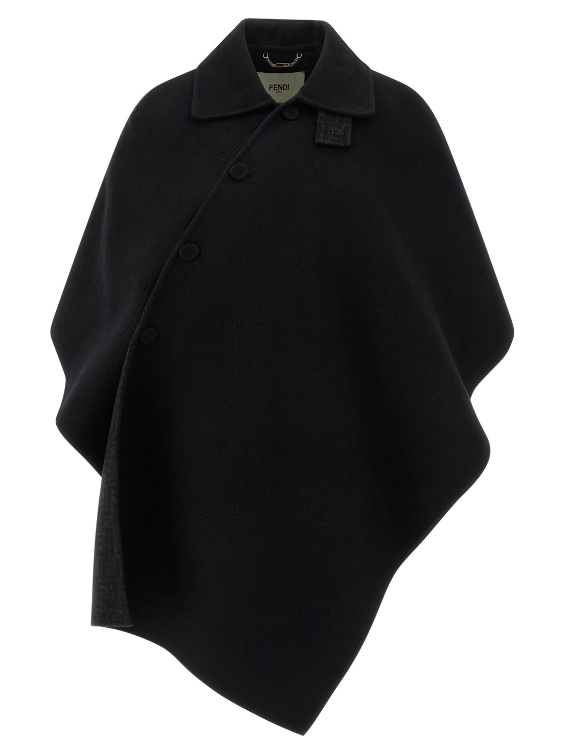 Black Virgin Wool Coat