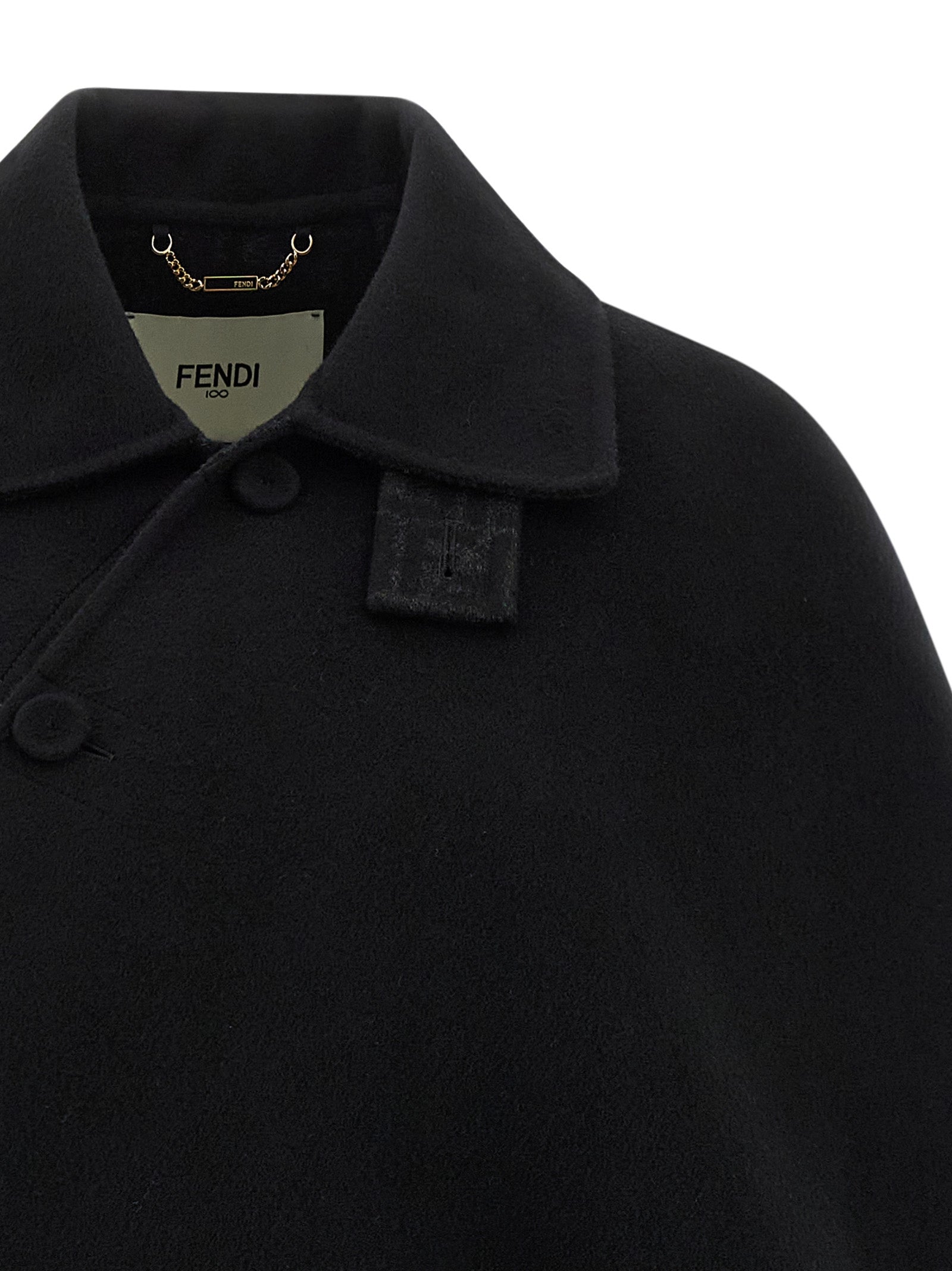 Black Virgin Wool Coat
