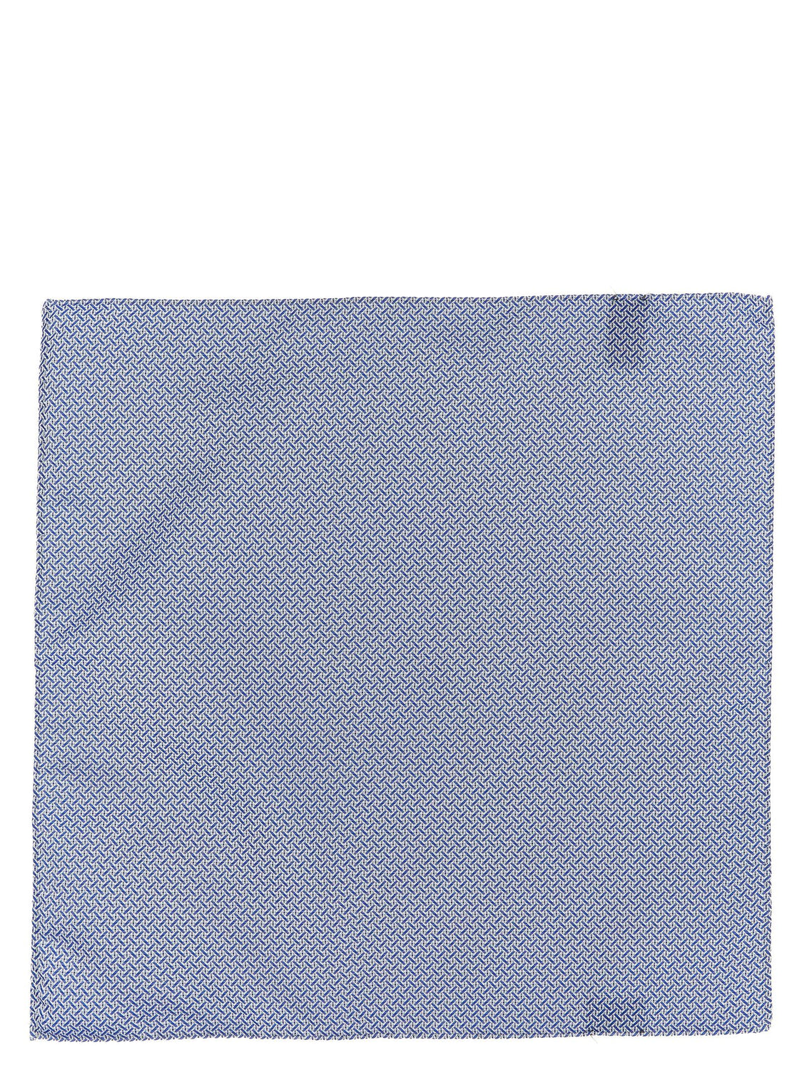 Blue Polyester Pocket Square