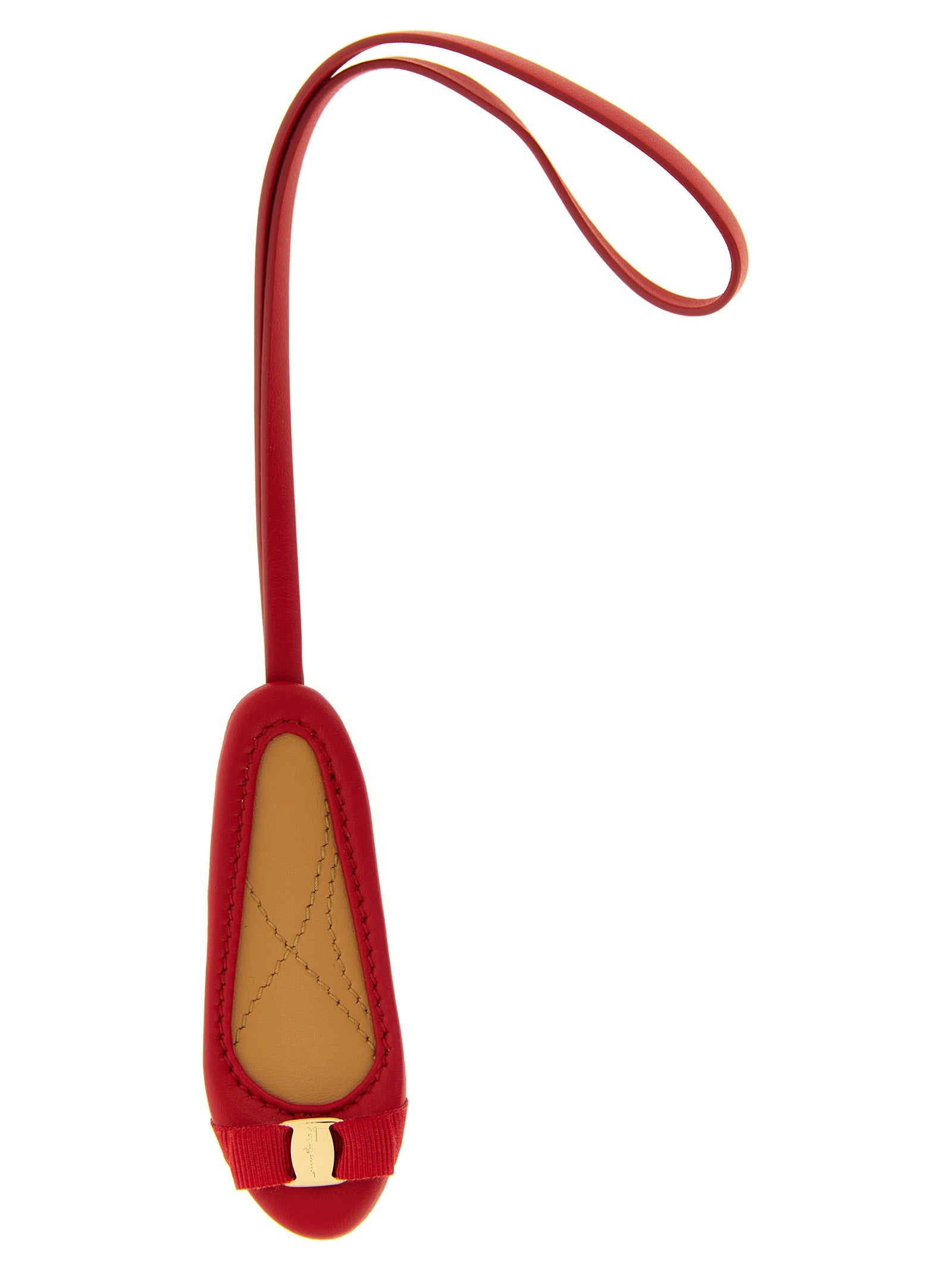 Multicolor Calfskin Keychain