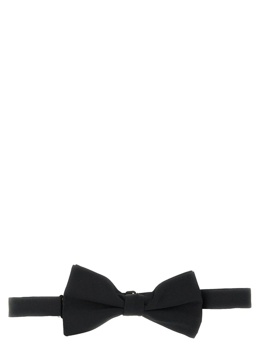 Black Silk Bowtie