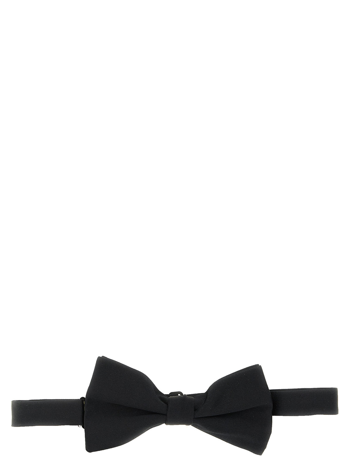 Black Silk Bowtie