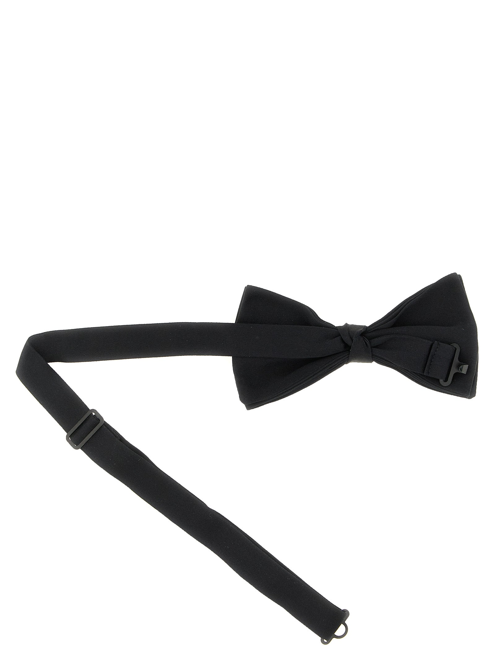 Black Silk Bowtie