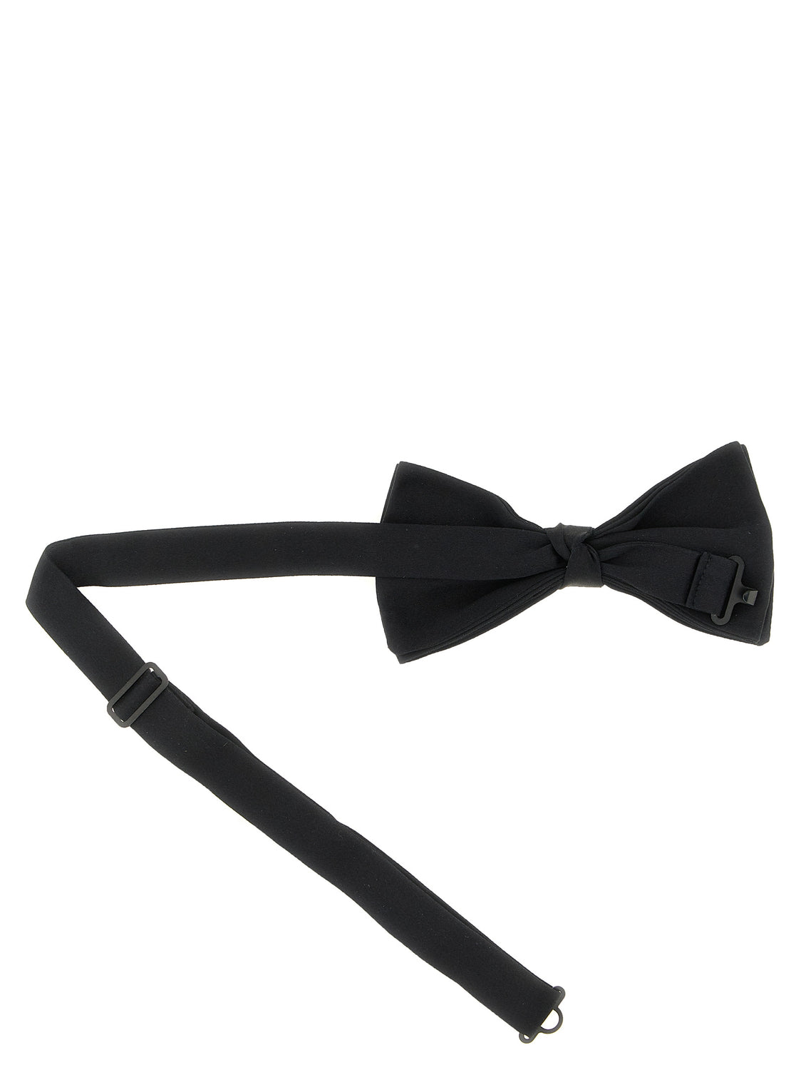 Black Silk Bowtie