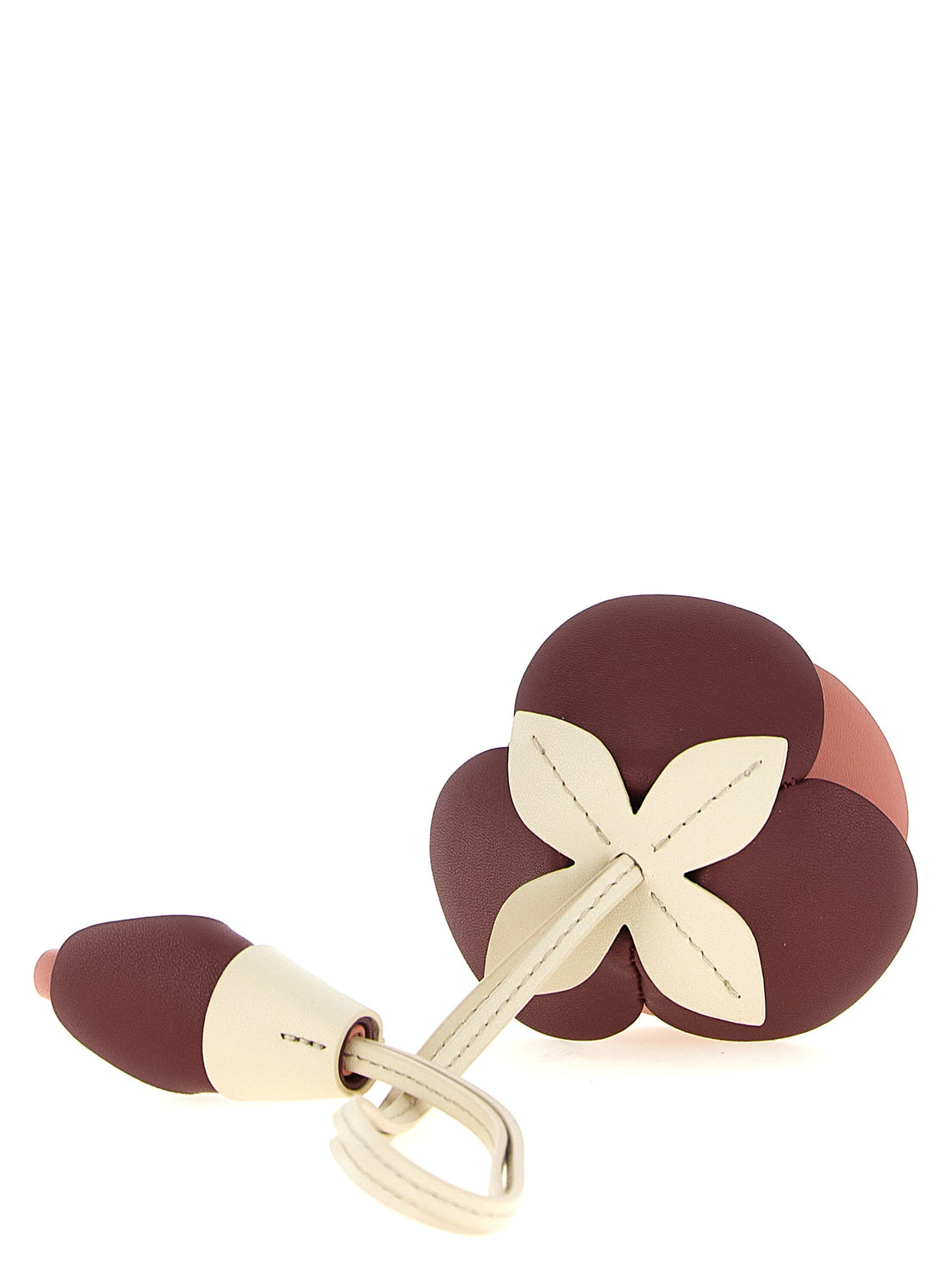 Multicolor Calfskin Keychain