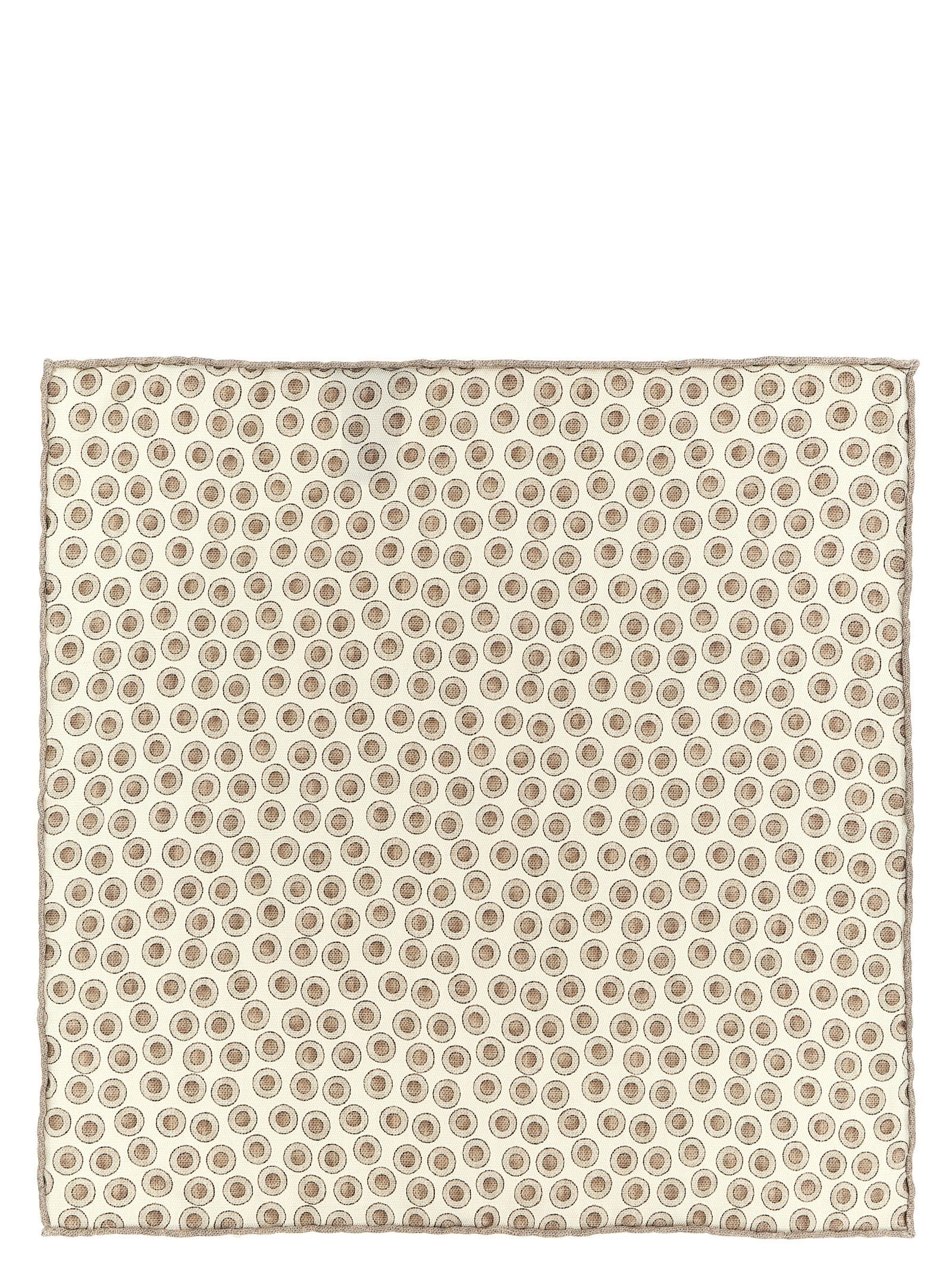 Beige Silk Foulard