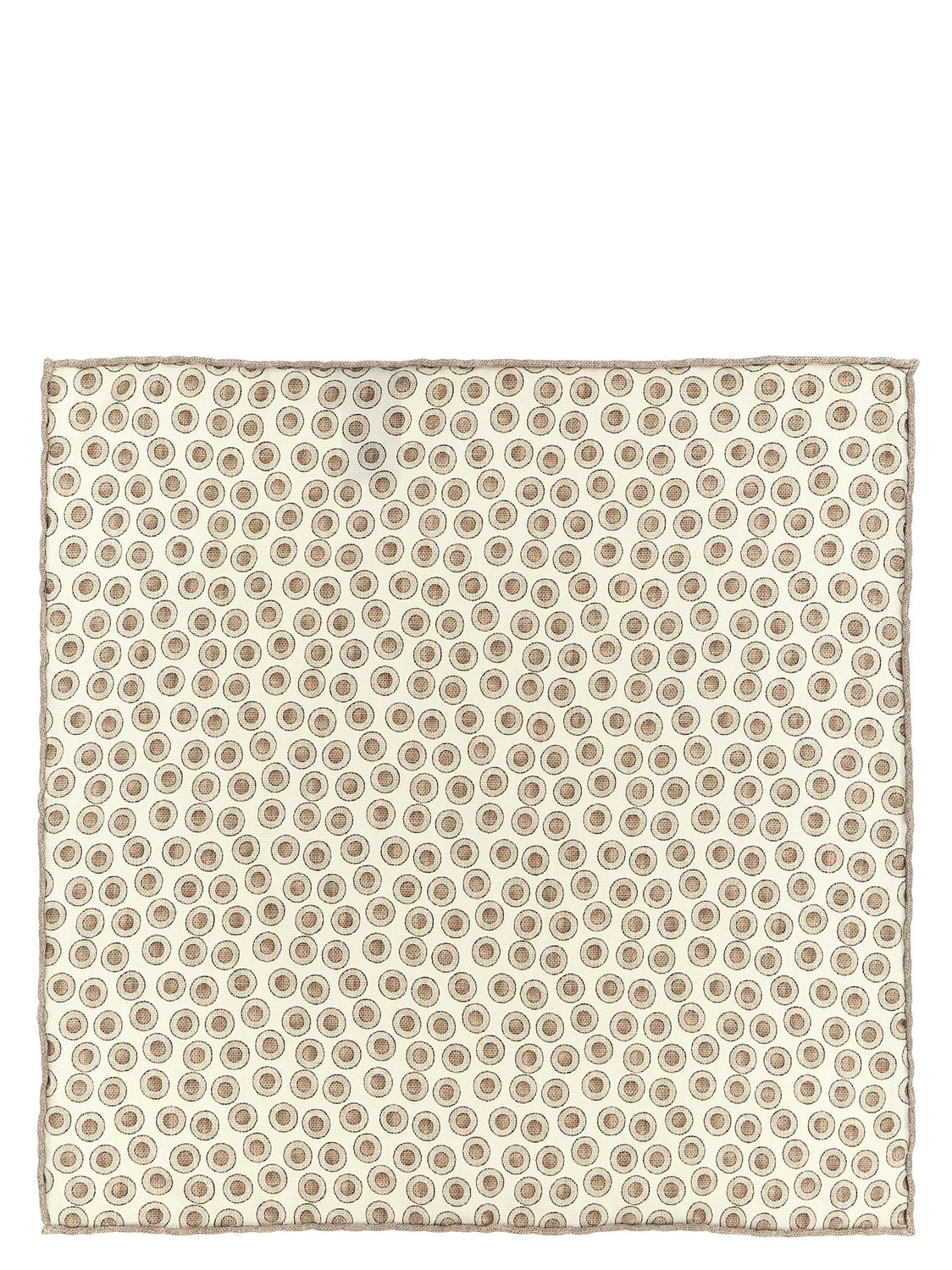 Beige Silk Foulard