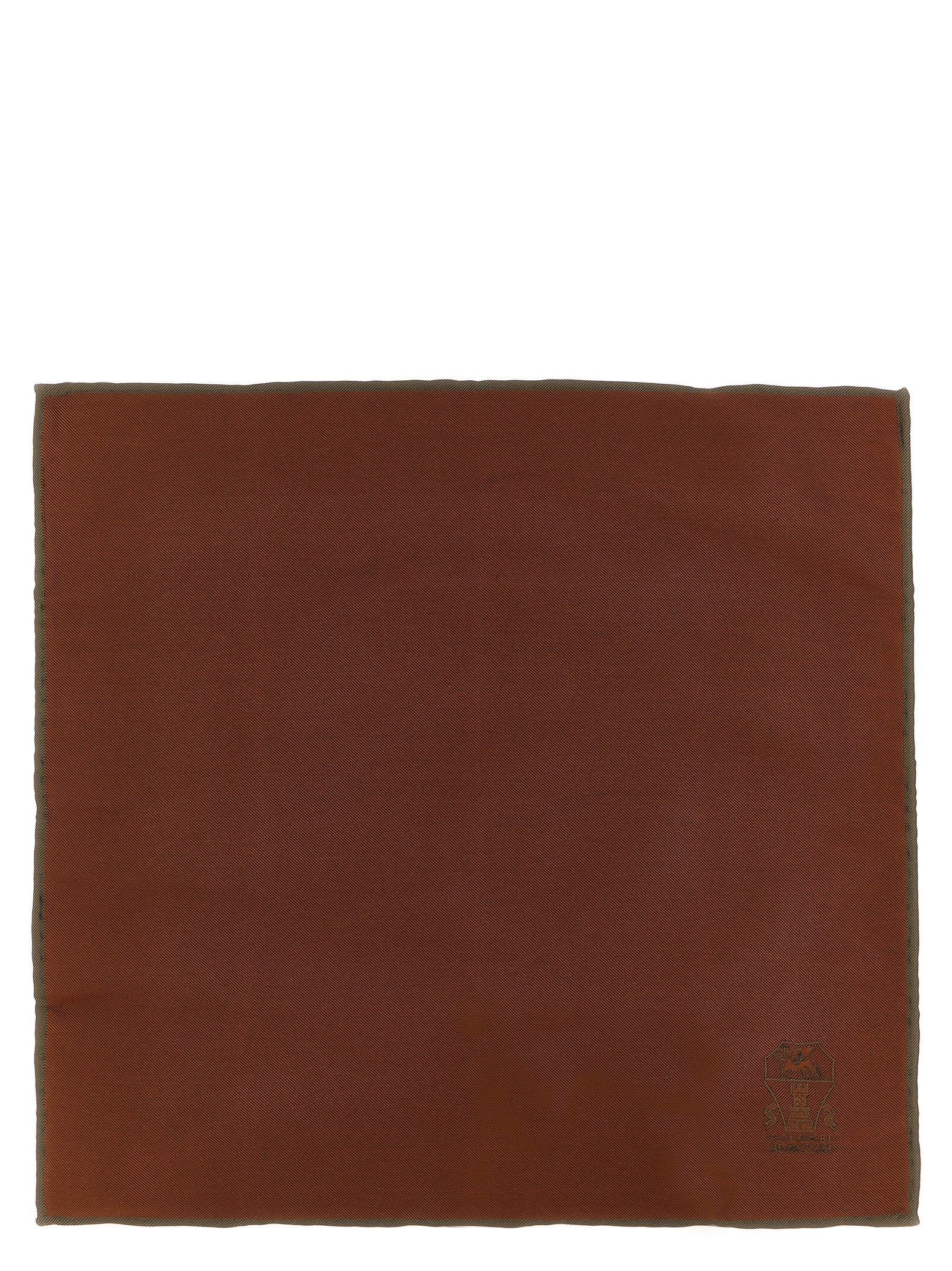 Brown Silk Scarf