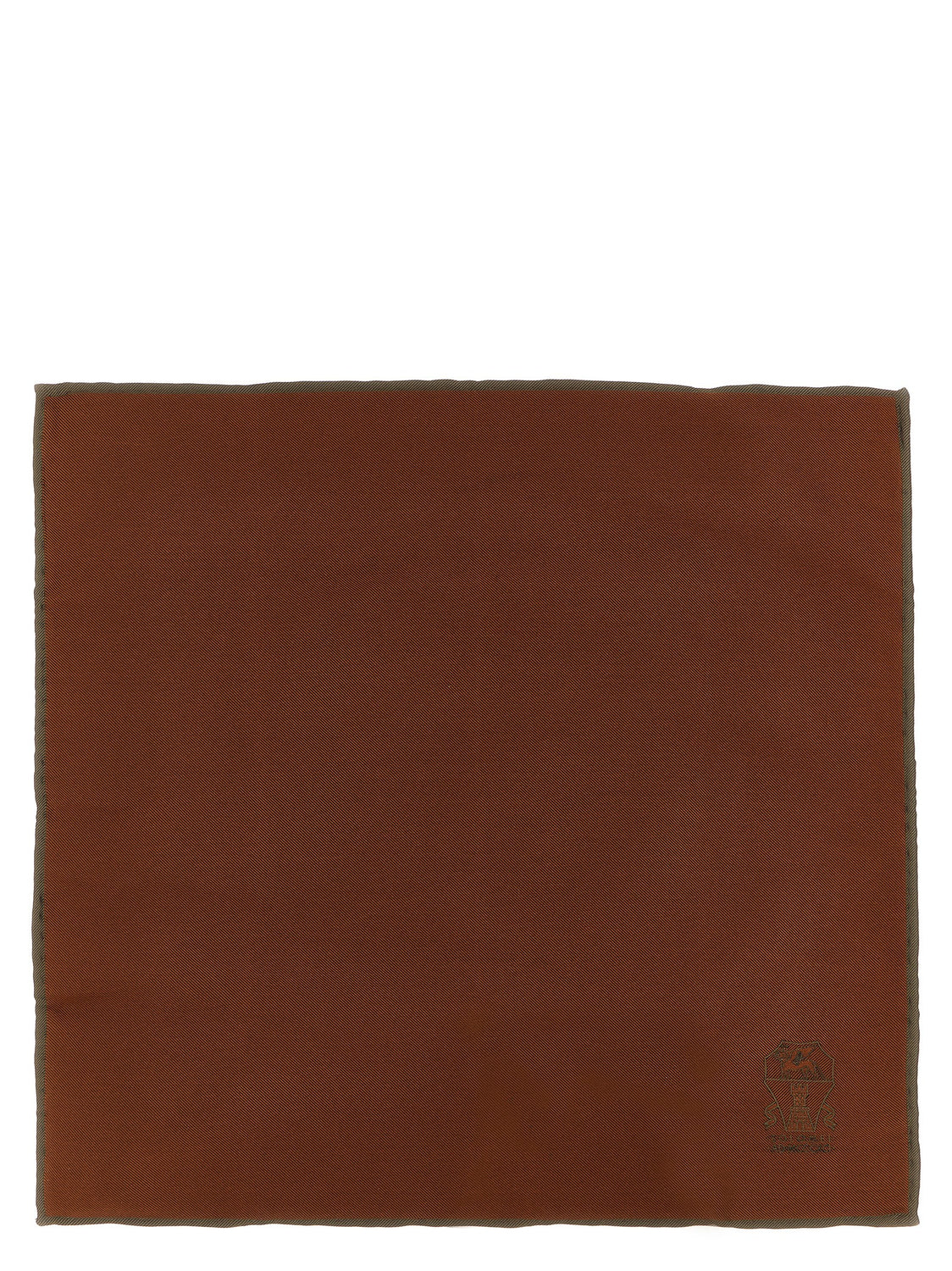 Brown Silk Scarf